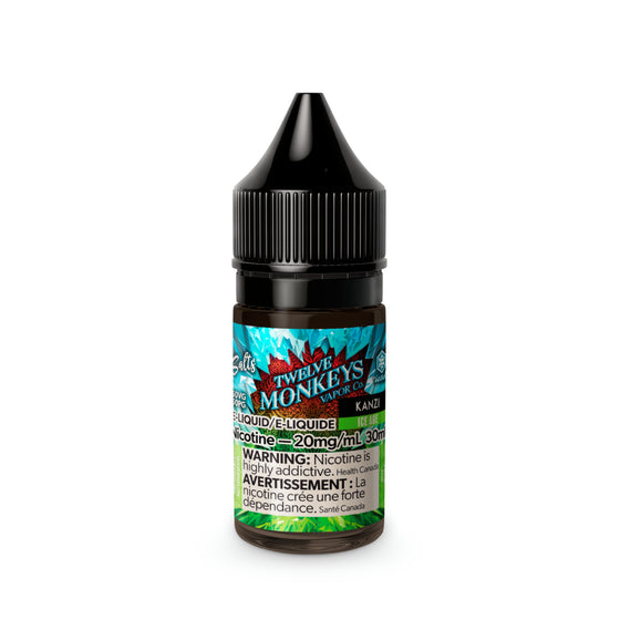 Twelve Monkeys Iced E-Liquid 30mL - Salt Nic [FE]