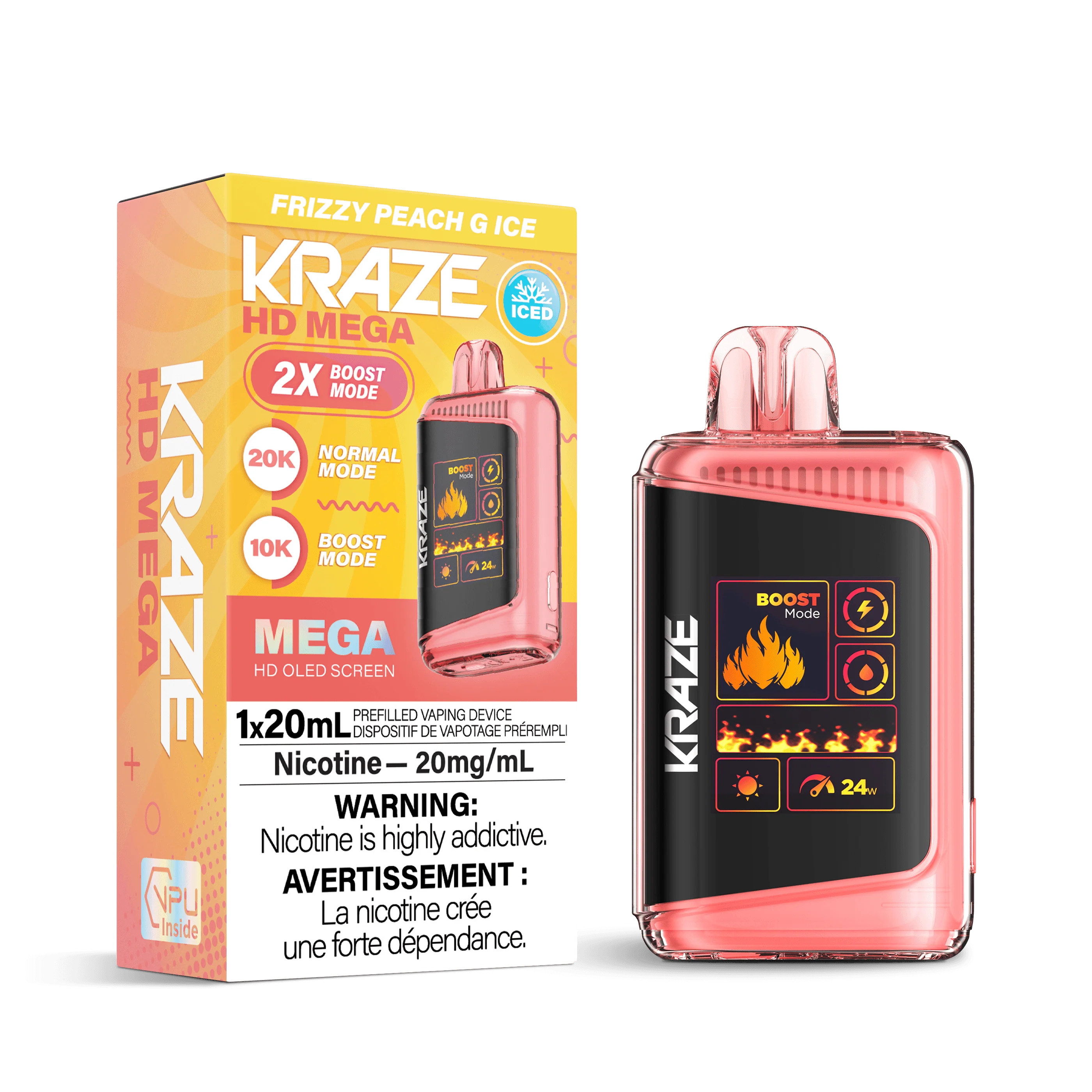 Kraze HD Mega 20K - Disposable