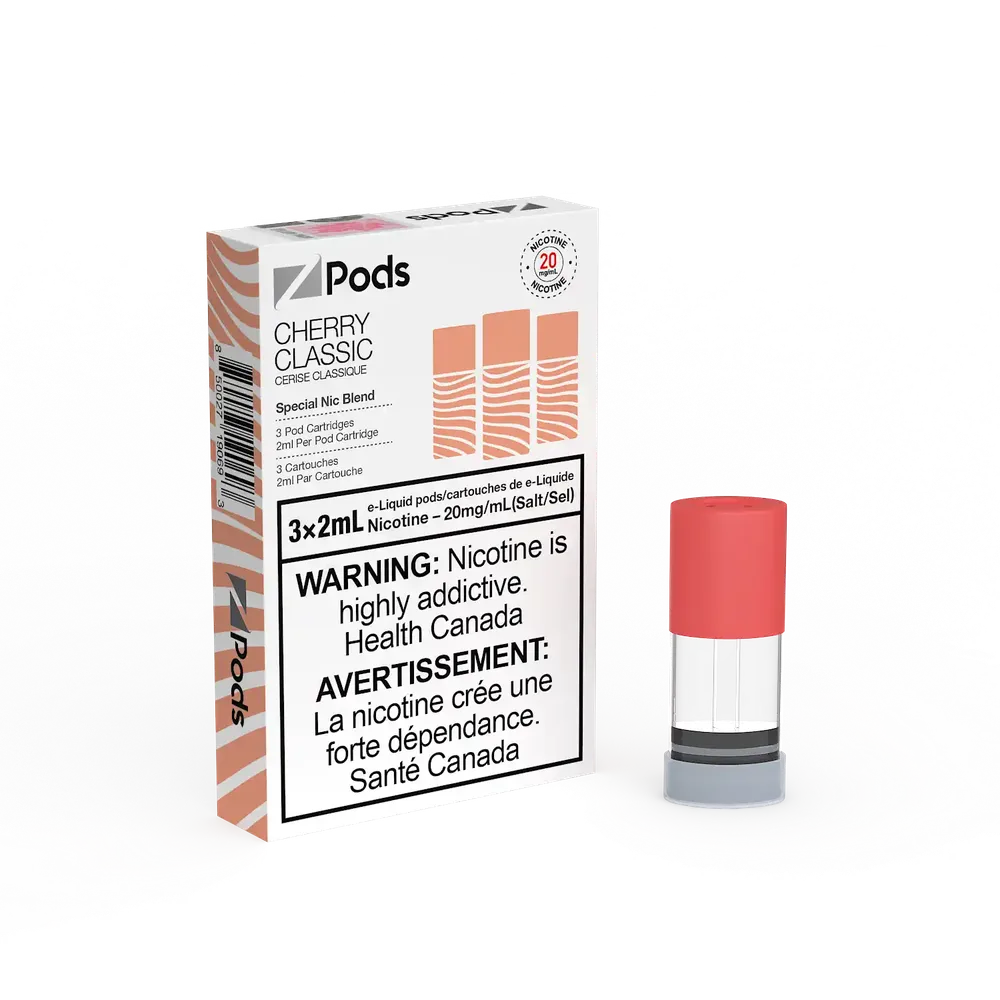 Zpods - Closed Pod System Cherry Classic — Federal excise stamp