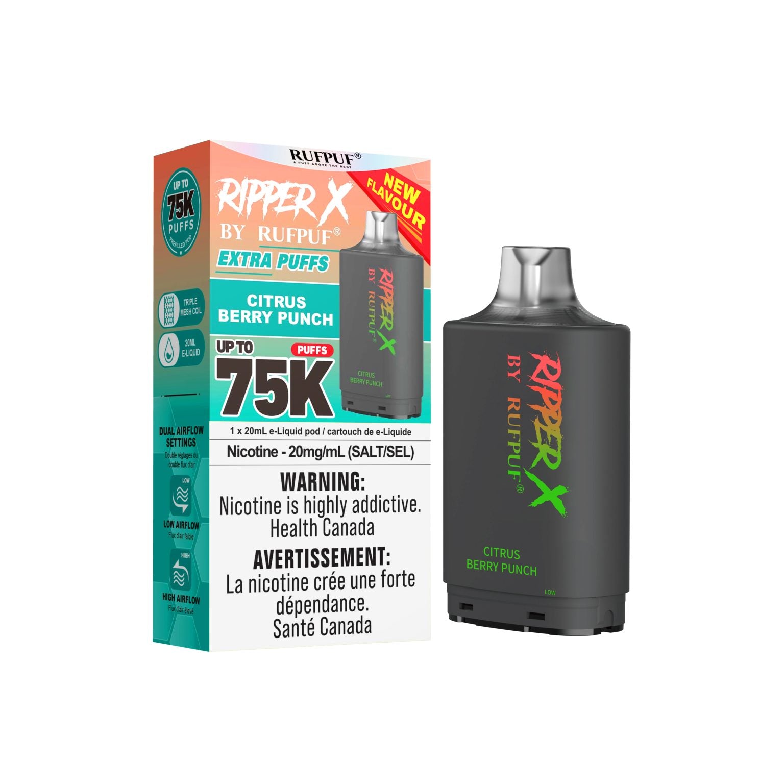 Ripper X 75K - Closed Pod System [ON]