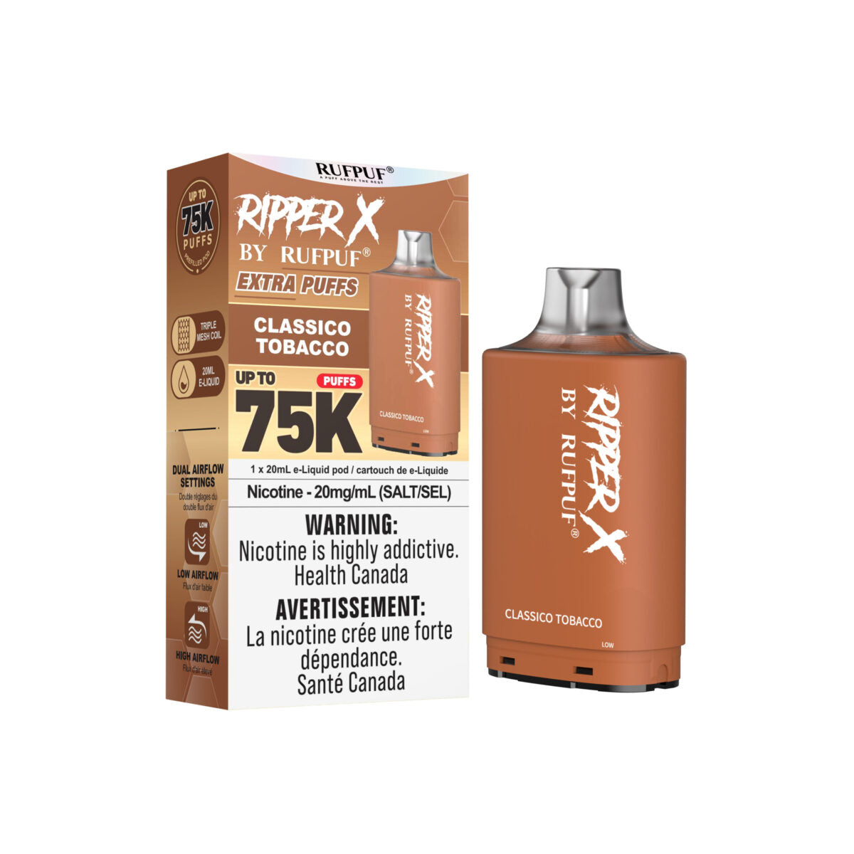 Ripper X 75K - Closed Pod System [ON]