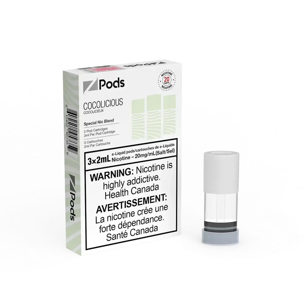 Zpods - Closed Pod System Cocolicious — Federal excise stamp