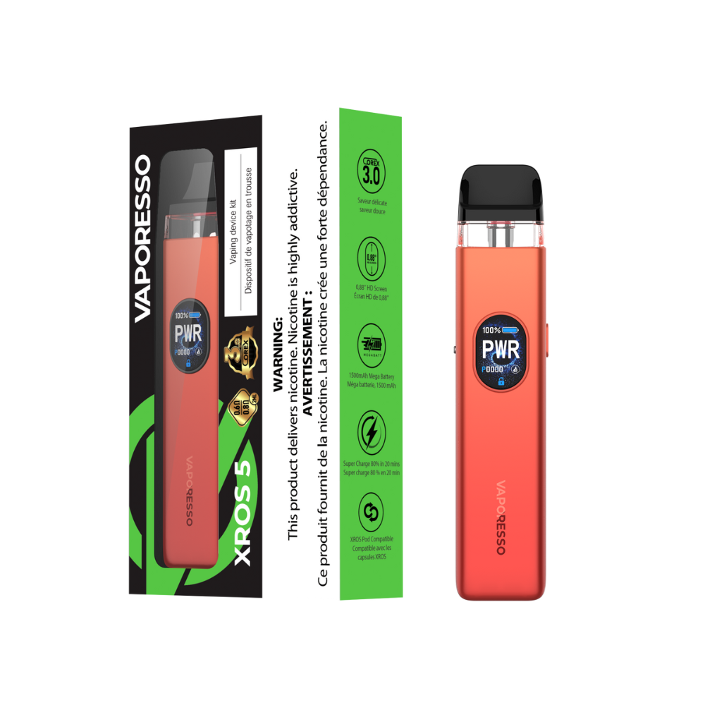 vaporesso xros 5 coral red - Open Pod System Kit Canada OHM:1.2 Ohm COREX 2.0 The 13 Best Fruit Loon