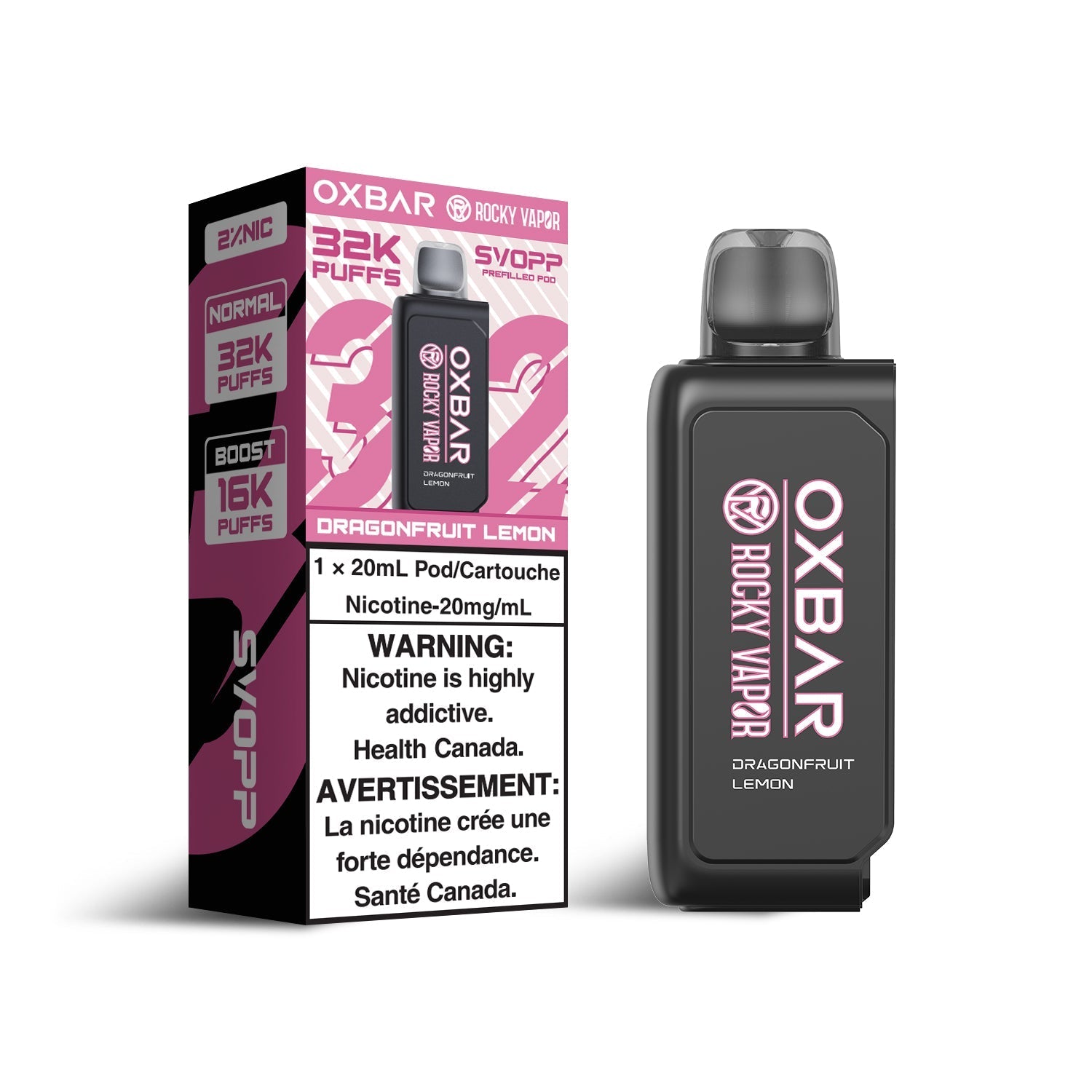 Oxbar SVOPP 60K - Closed Pod System Pods [ON]