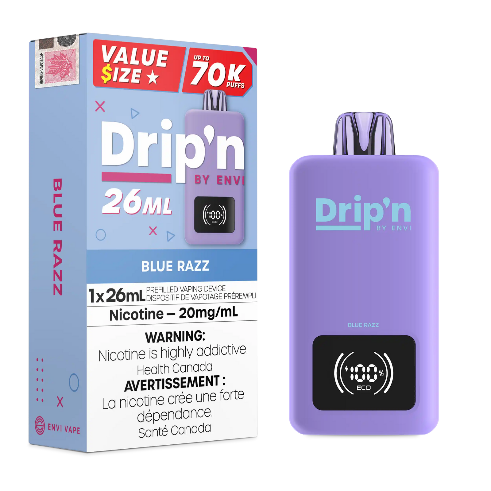 Drip'N 26mL 70K - Disposable [ON]