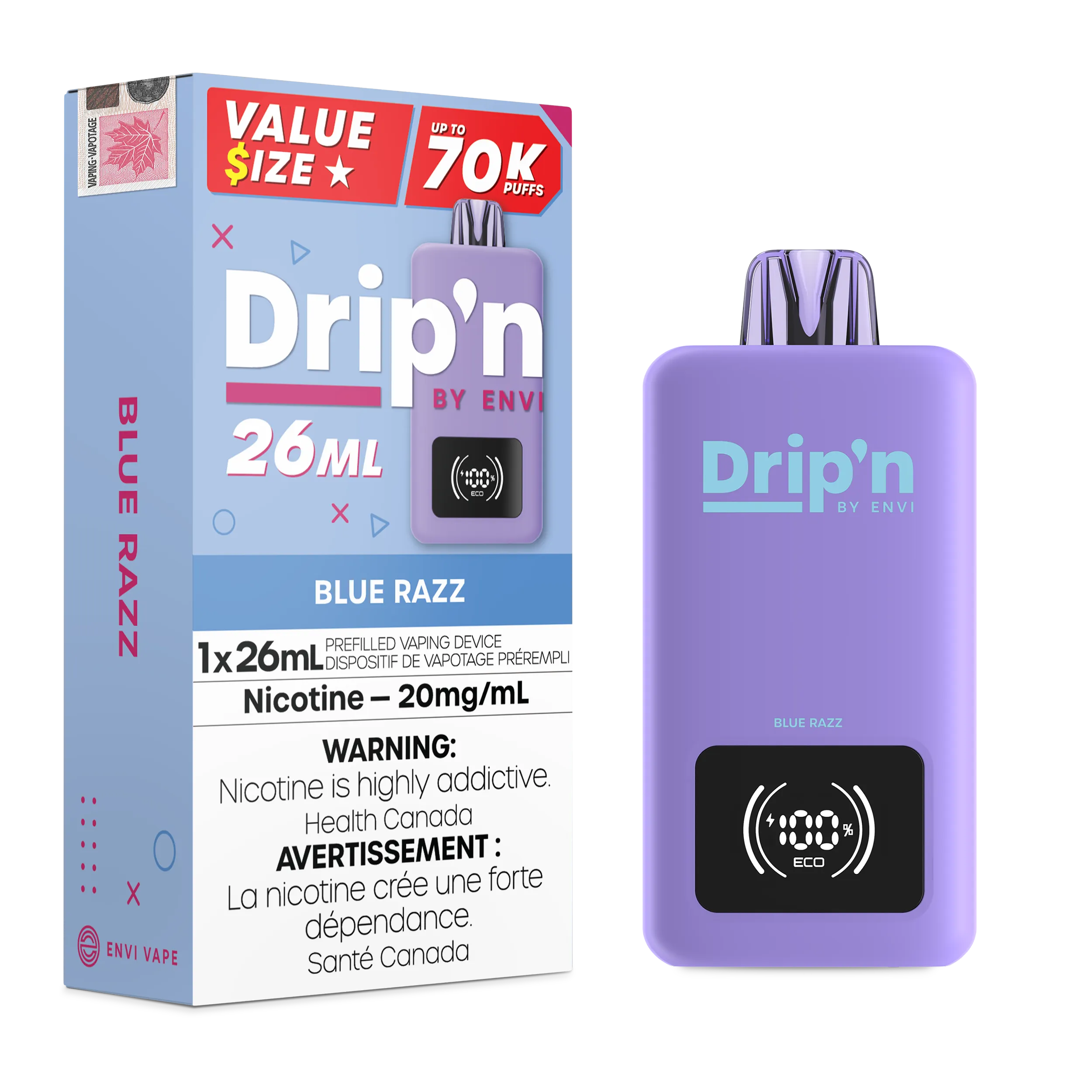 Drip'N 26mL 70K - Disposable [ON]