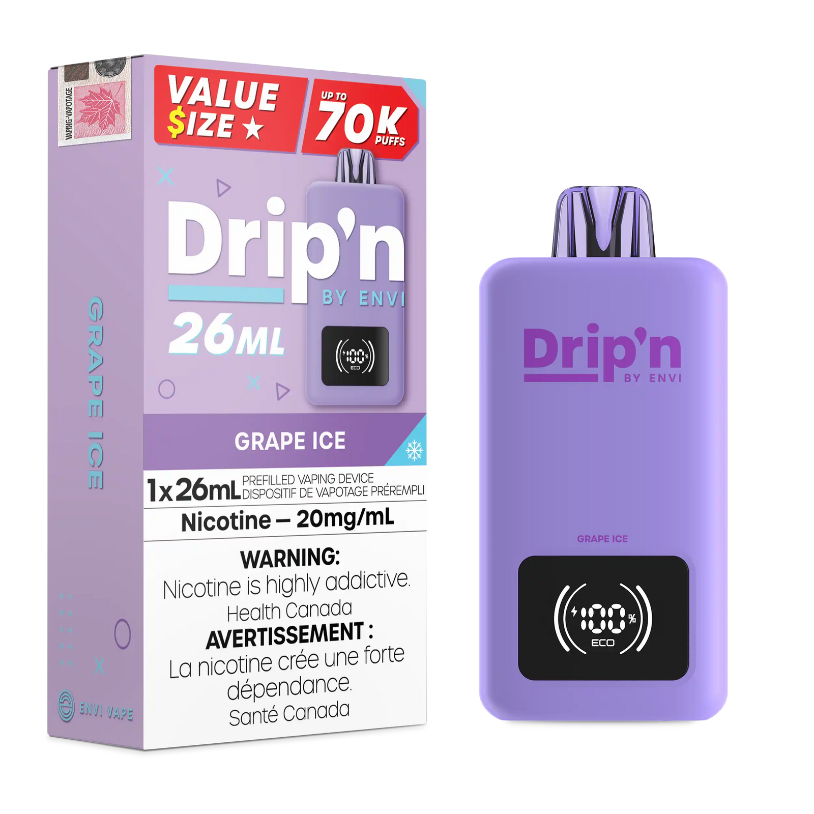 Drip'N 26mL 70K - Disposable [ON]