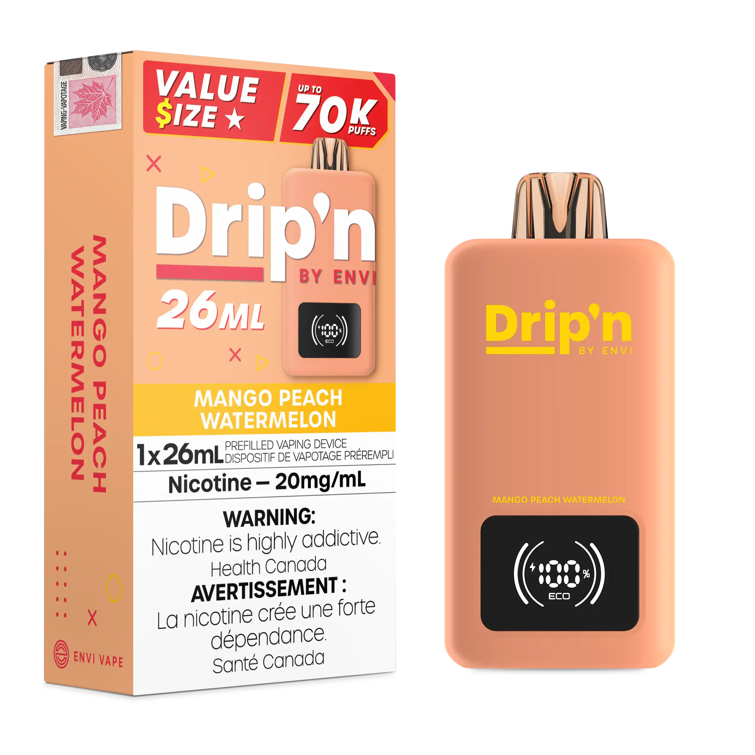 Drip'N 26mL 70K - Disposable [ON]