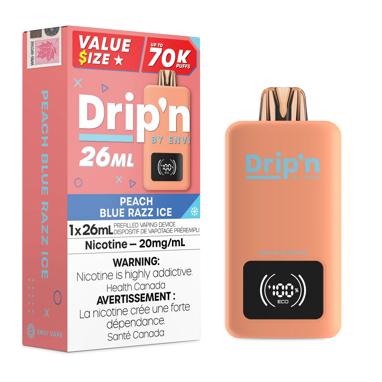 Drip'N 26mL 70K - Disposable [ON]