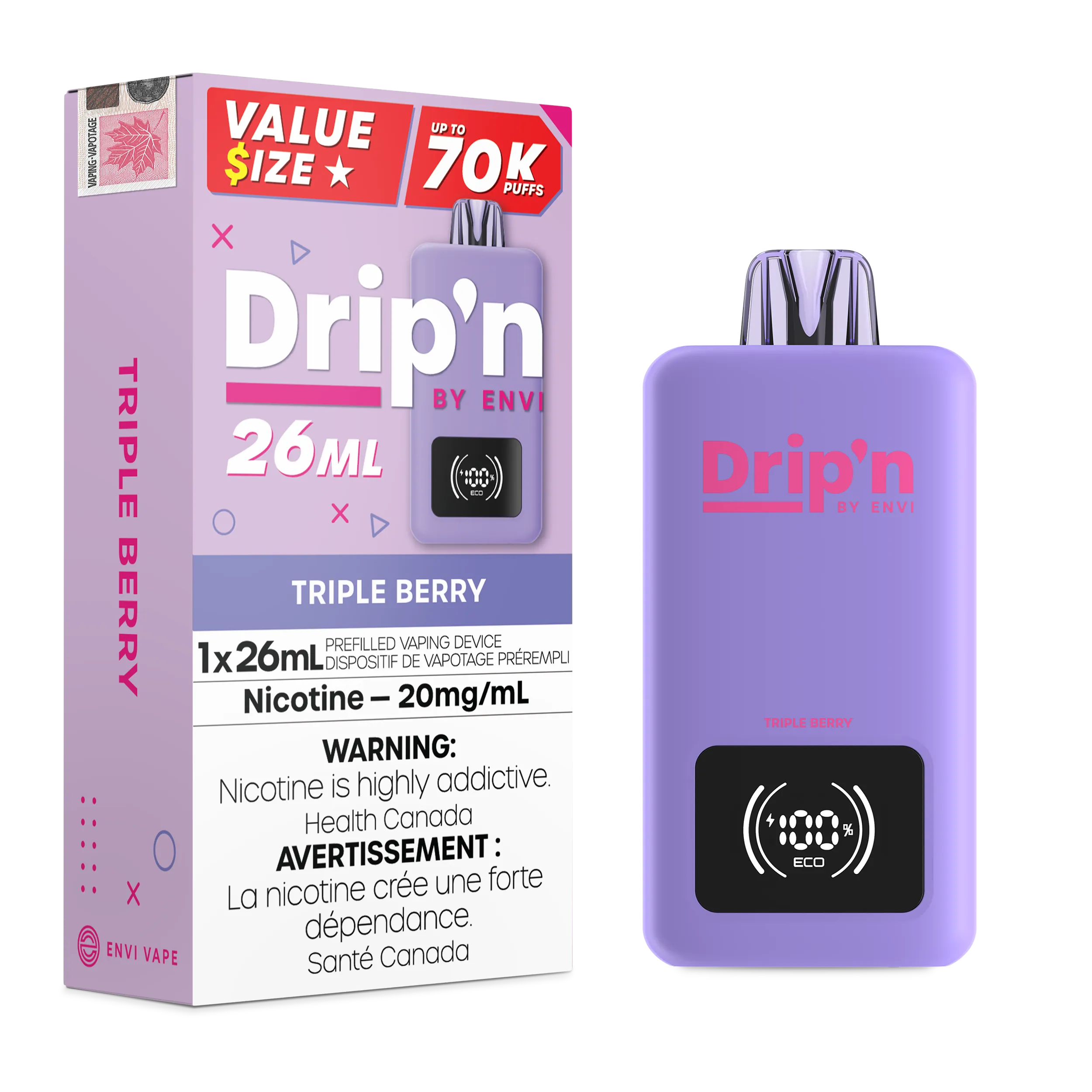 Drip'N 26mL 70K - Disposable [ON]