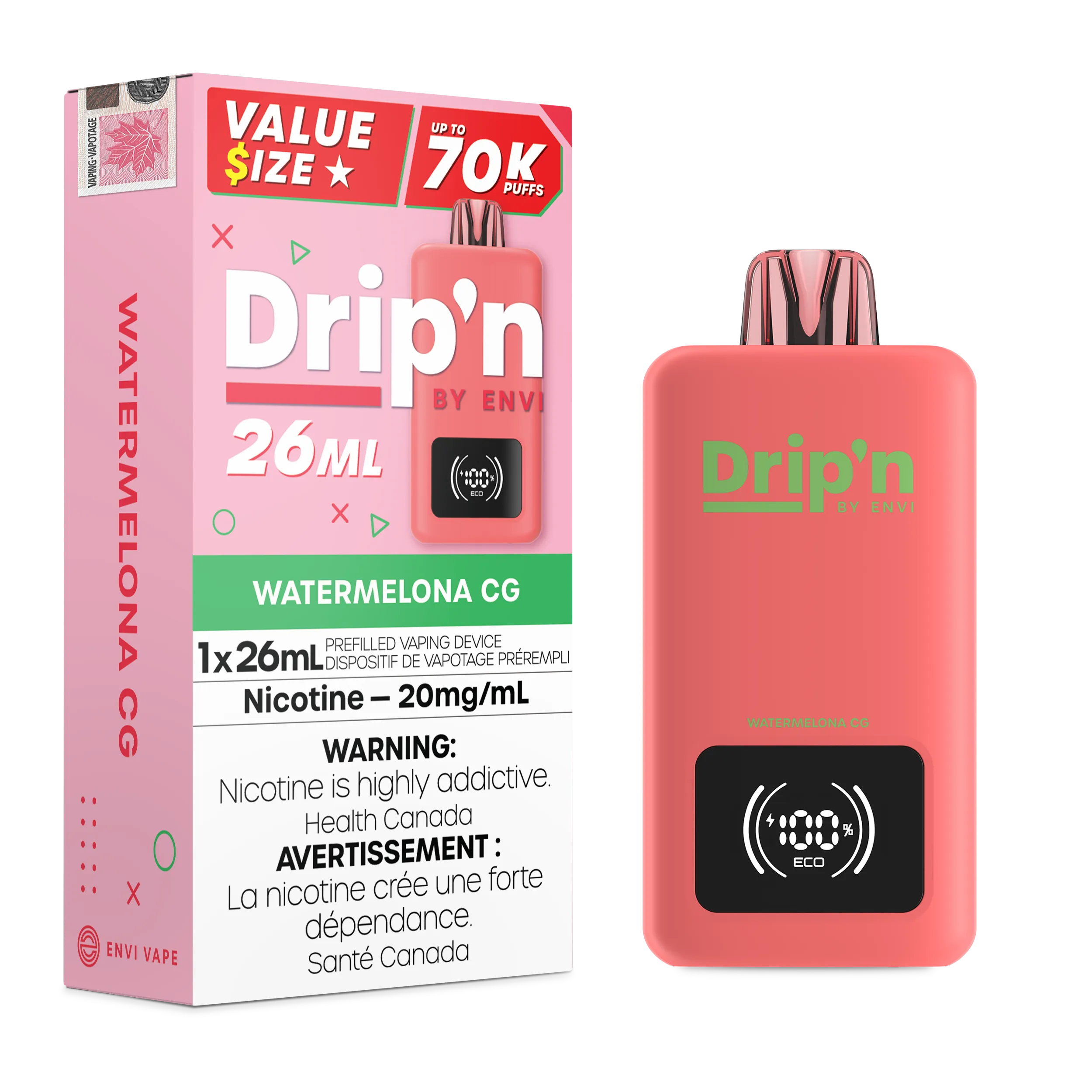 Drip'N 26mL 70K - Disposable [ON]