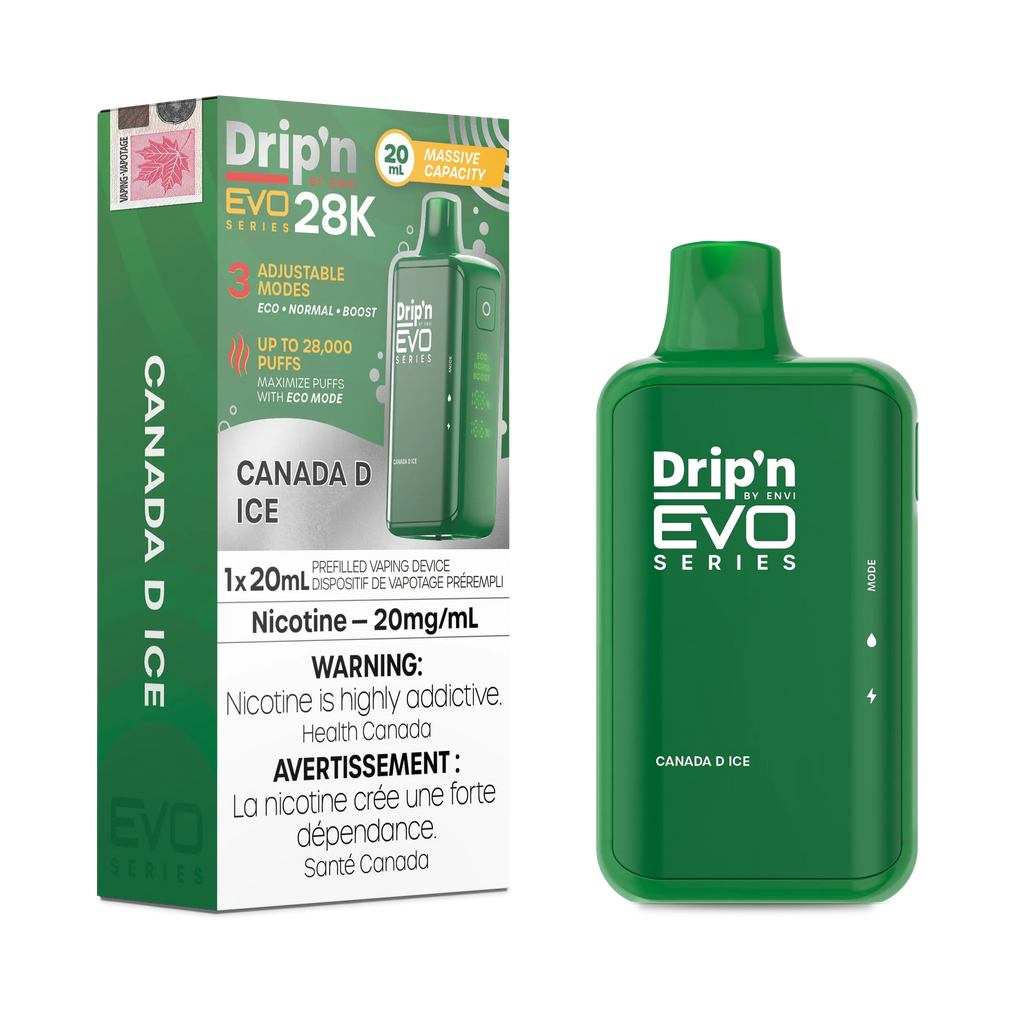 Drip'N EVO 28K - Disposable Canada D ICE — Ontario excise stamp