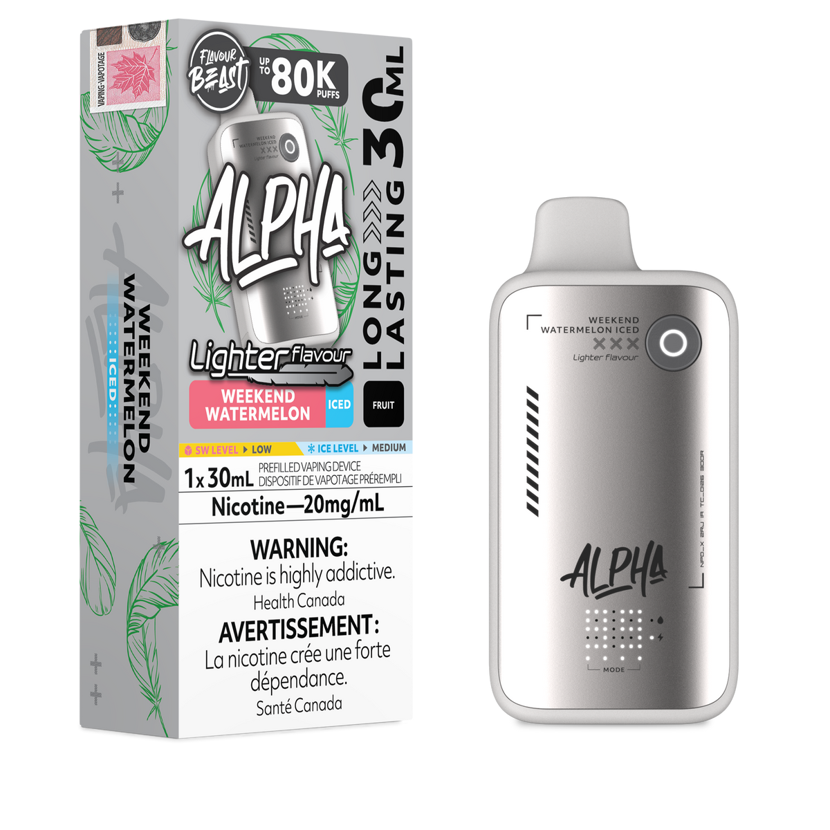 Flavour Beast Alpha Lighter Flavour 80K - Disposable [ON]