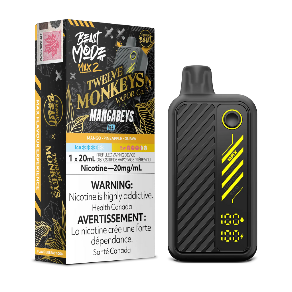 Twelve Monkeys x Flavour Beast Mode Max 2 50K - Jetable [FR]