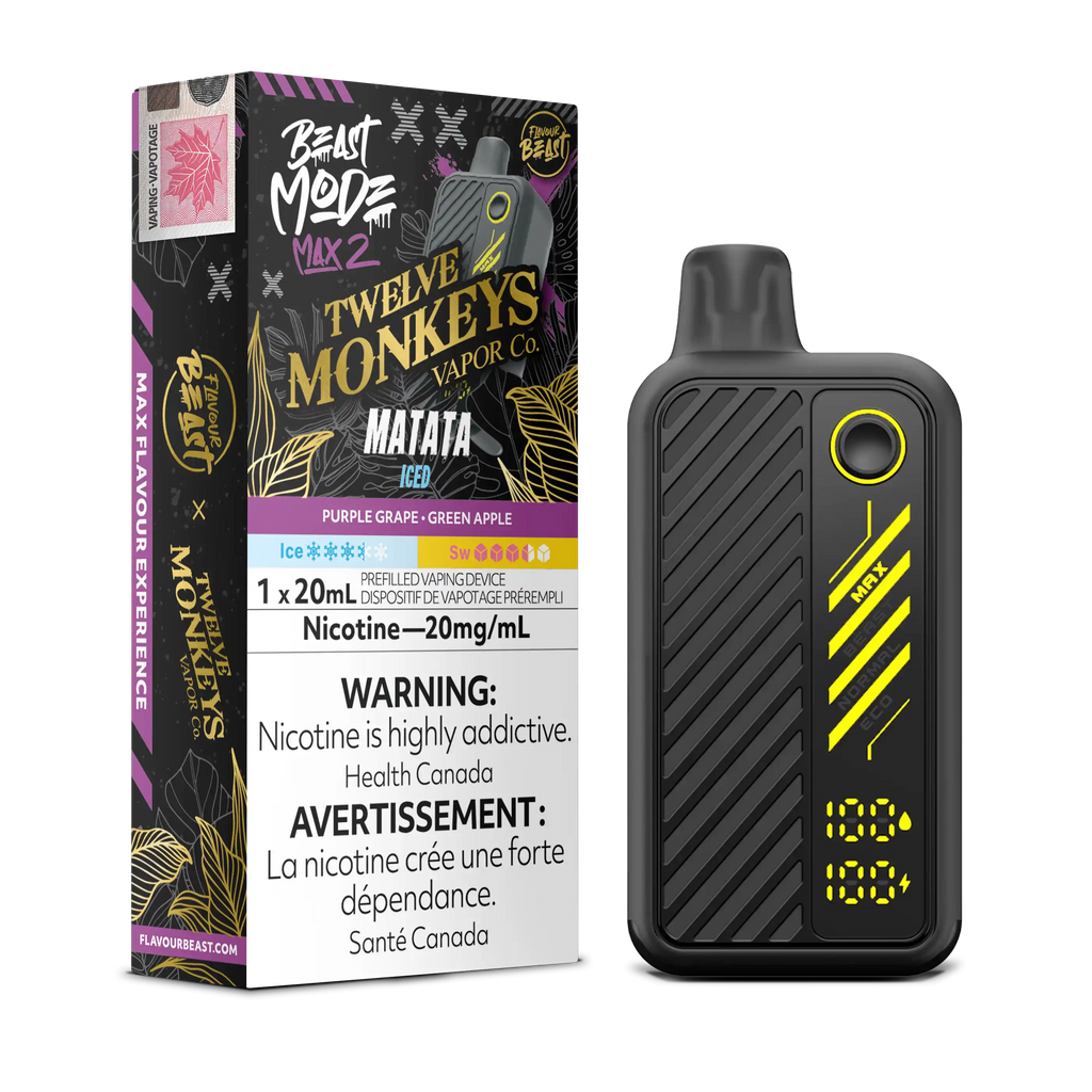 Twelve Monkeys x Flavour Beast Mode Max 2 50K - Jetable [FR]