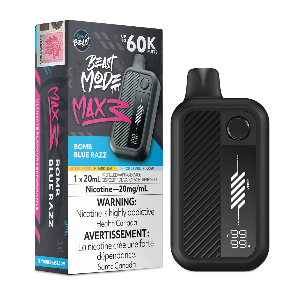 Flavour Beast Mode Max 3 - Disposable 60K — product photo — Ontario excise stamp