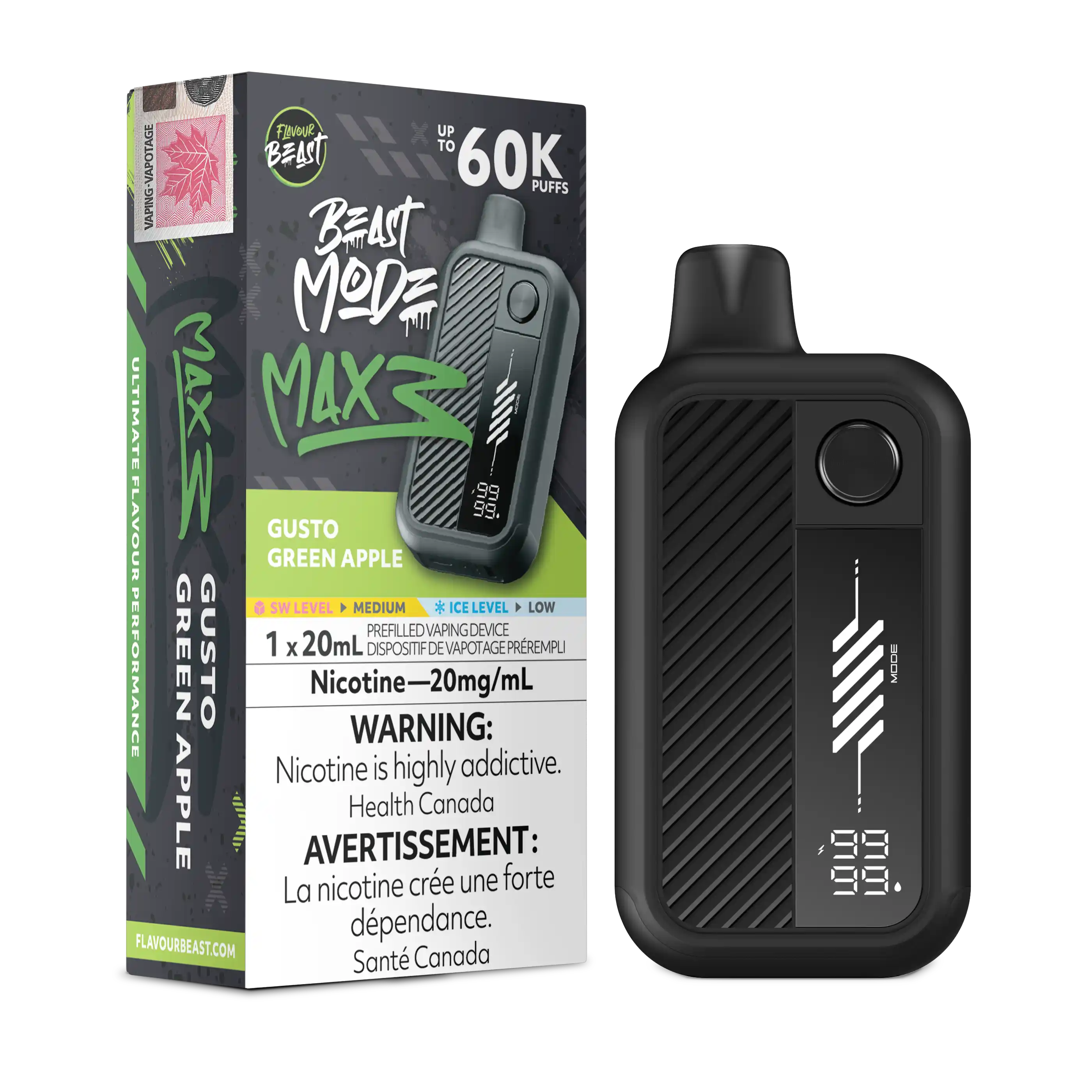 Flavour Beast Mode Max 3 - Disposable 60K [ON]