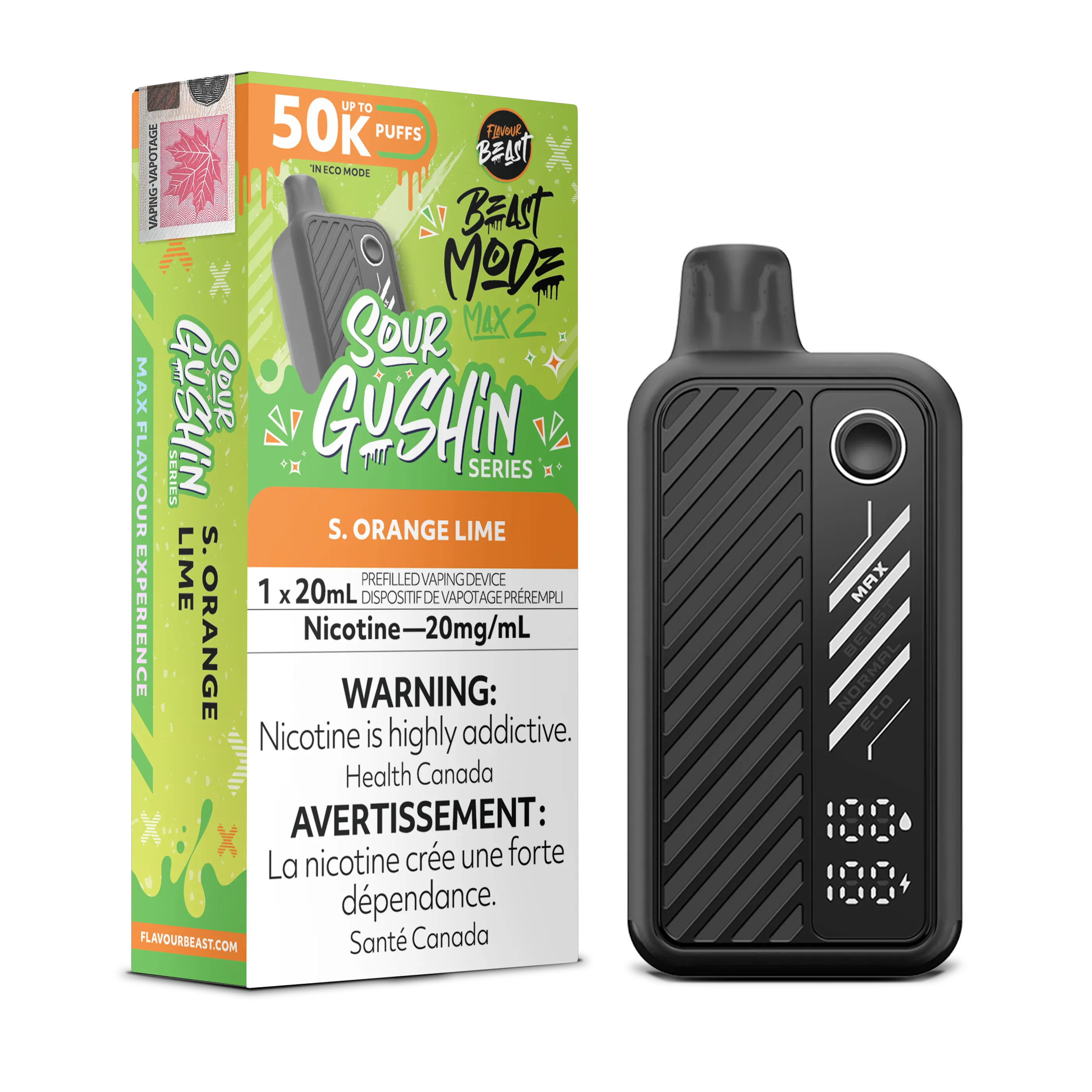 Flavour Beast Mode Max 2 Gushin Series 50K - Disposable [ON]