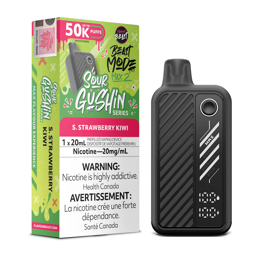 Flavour Beast Beast Mode Max 2 — product photo — Ontario excise stamp