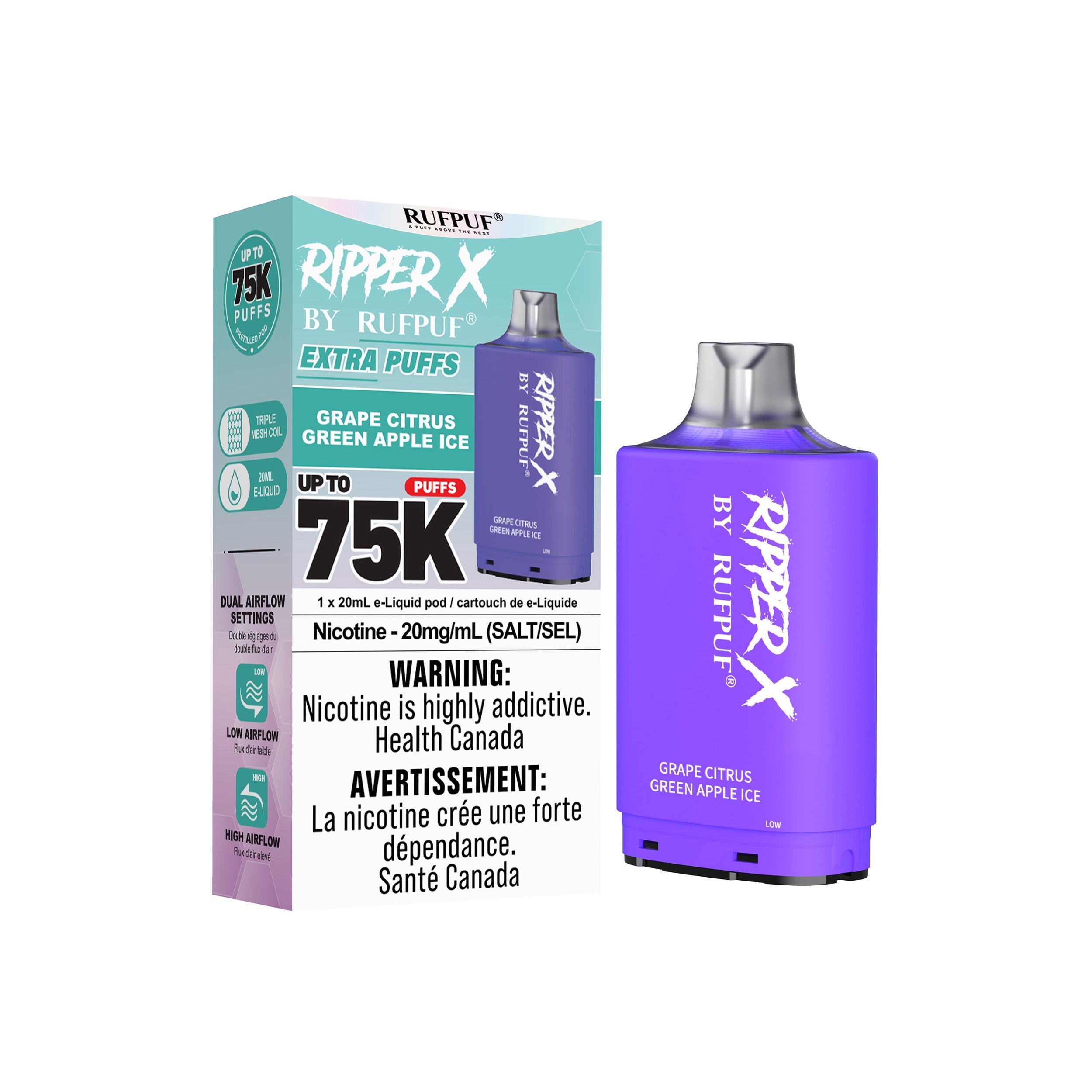 Ripper X 75K - Closed Pod System [ON]