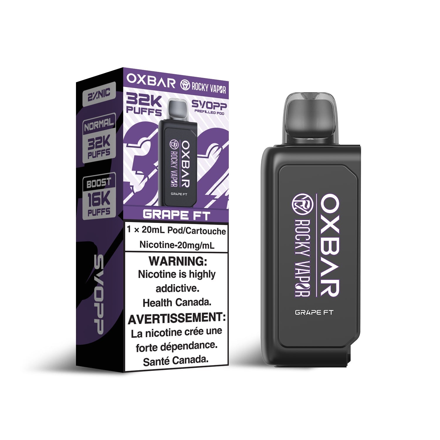 Oxbar SVOPP 60K - Closed Pod System Pods [ON]