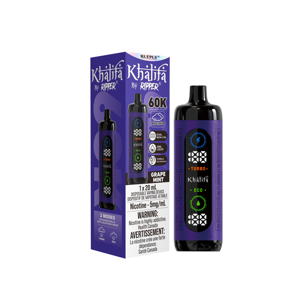 Khalifa Bar by Ripper 60K - Disposable Shisha Style Vape