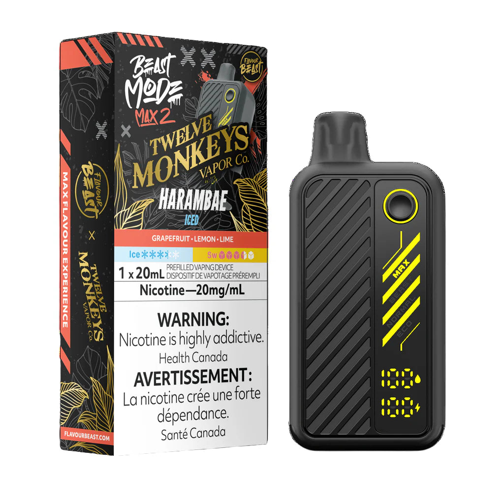 Twelve Monkeys x Flavour Beast Mode Max 2 50K - Disposable [ON]
