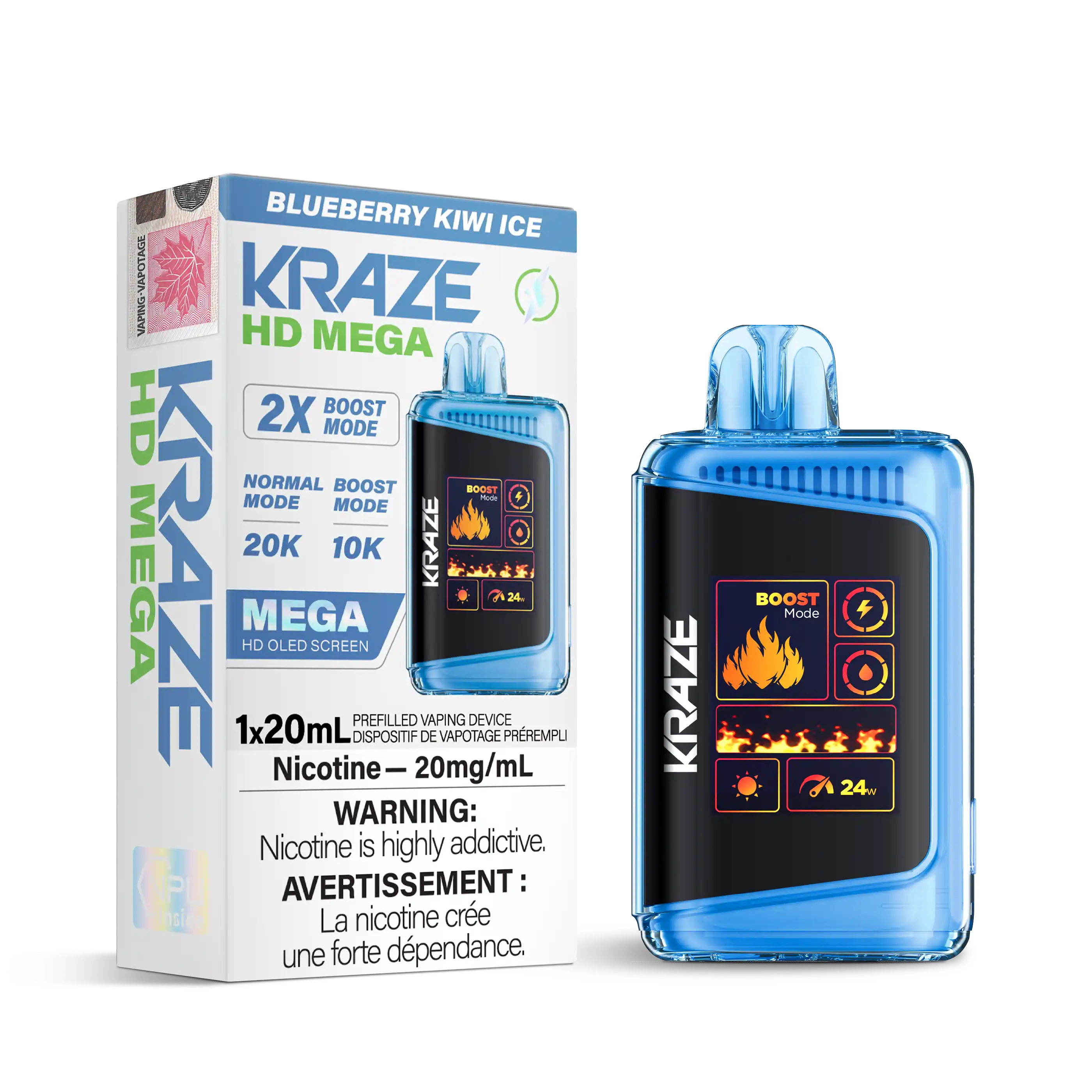 Kraze HD Mega 20K - Disposable [ON]