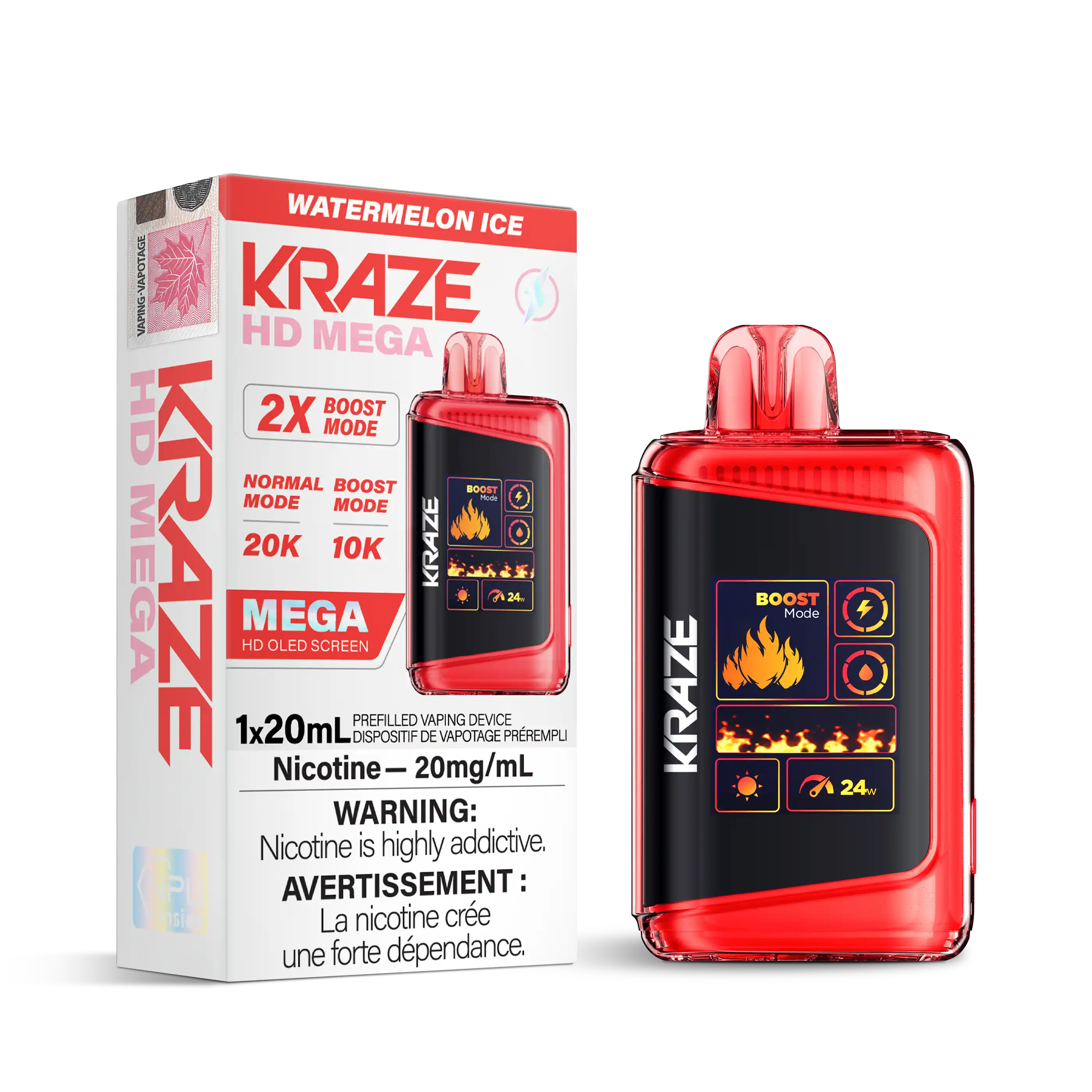 Kraze HD Mega 20K - Disposable [ON]