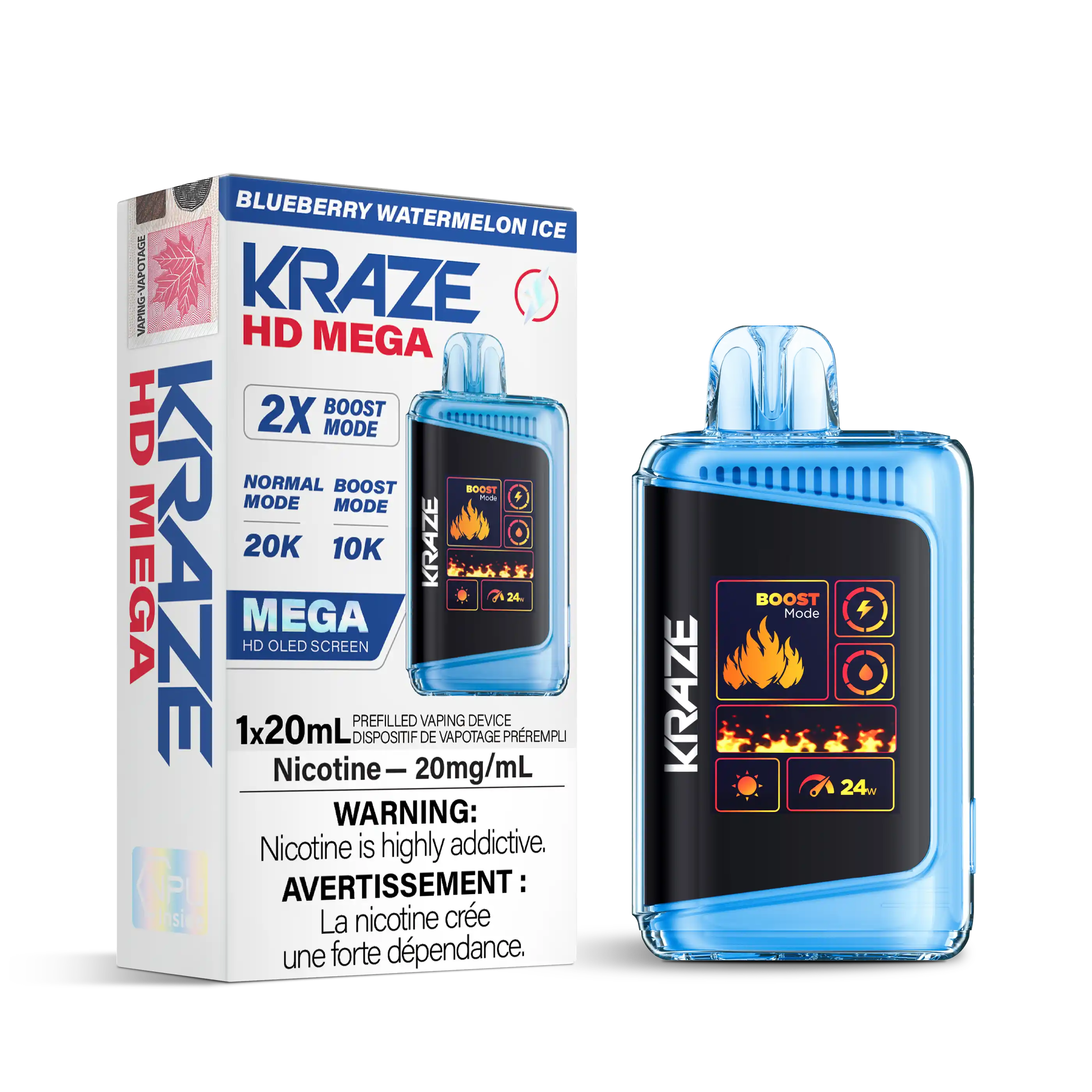 Kraze HD Mega 20K - Disposable [ON]