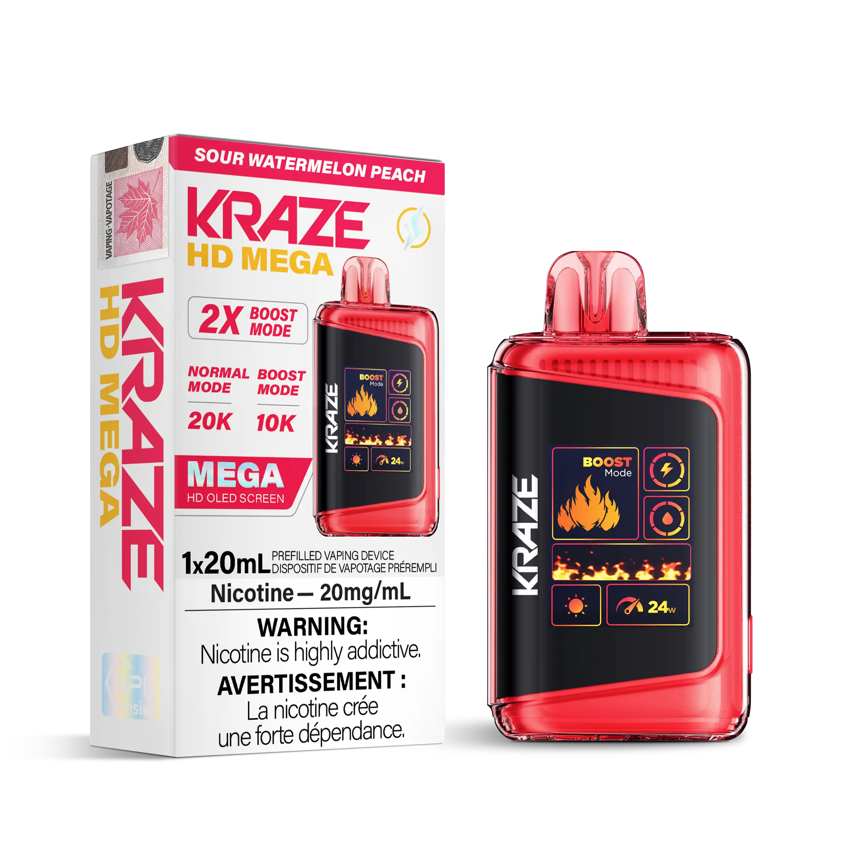 Kraze HD Mega 20K - Disposable [ON]