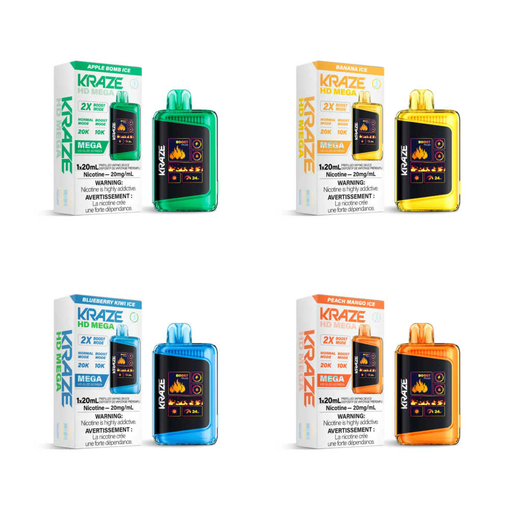 Kraze HD Mega 20K - Disposable - Apple Bomb Ice