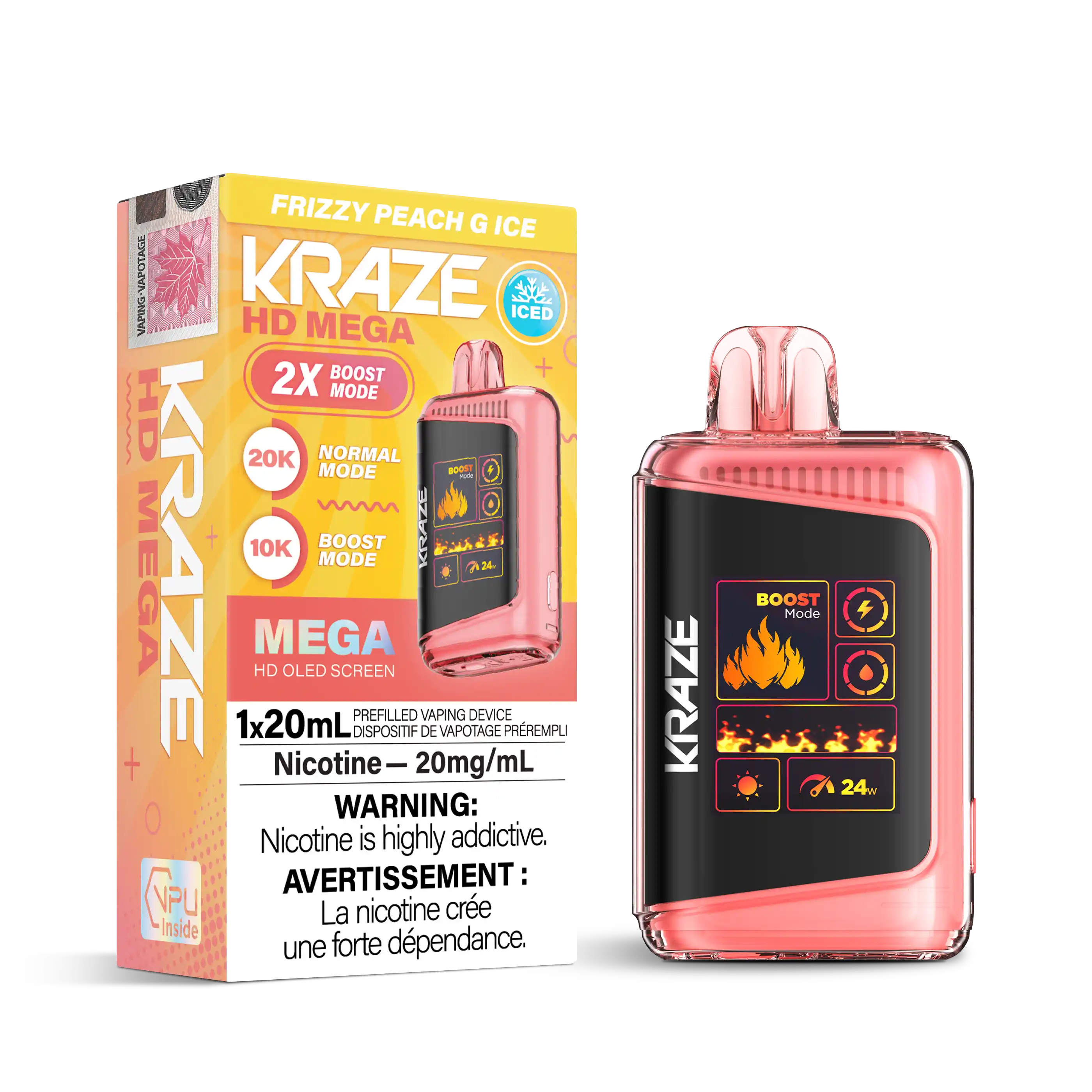 Kraze HD Mega 20K - Disposable [ON]