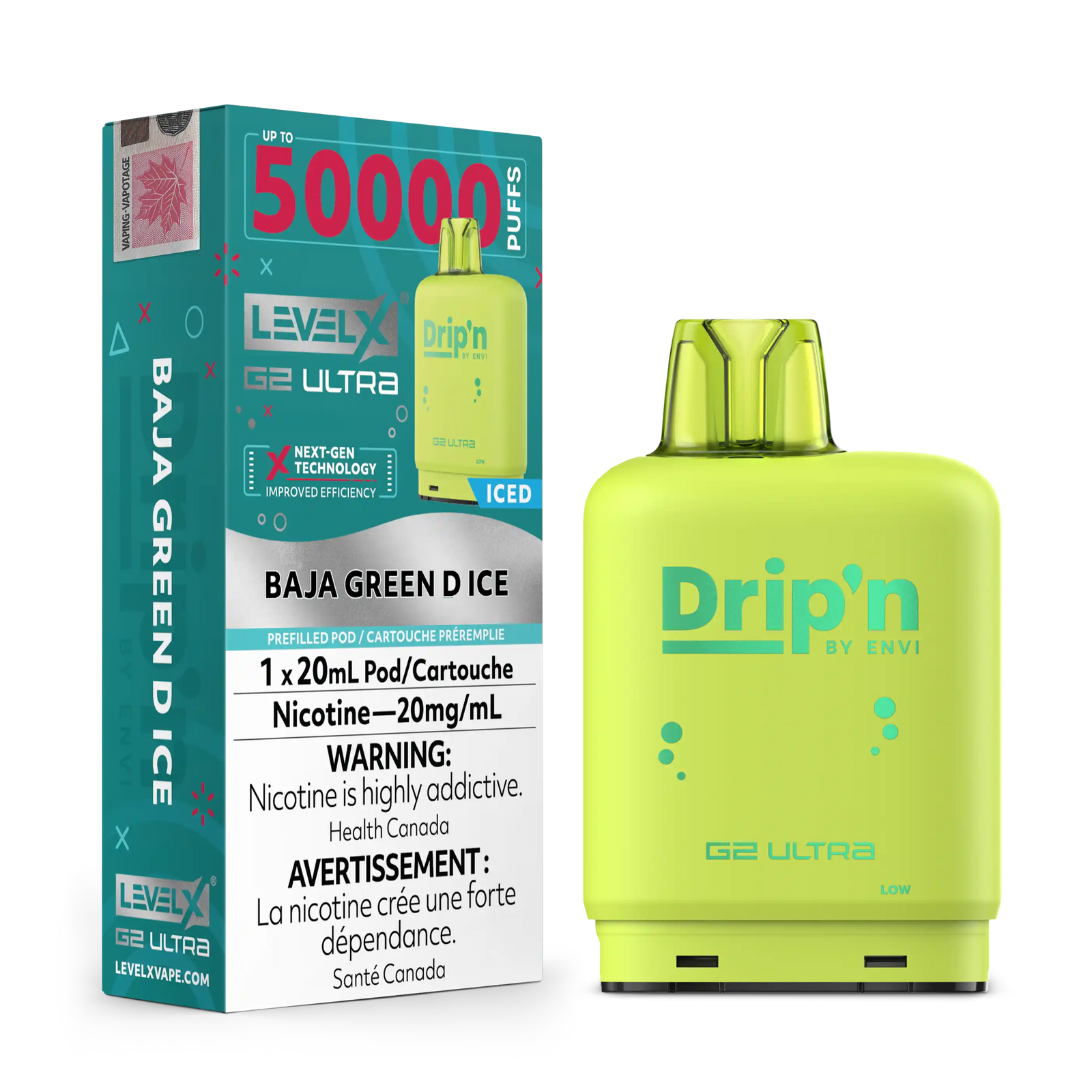Level X Drip'n G2 Ultra 50K - Closed Pod System [FE]