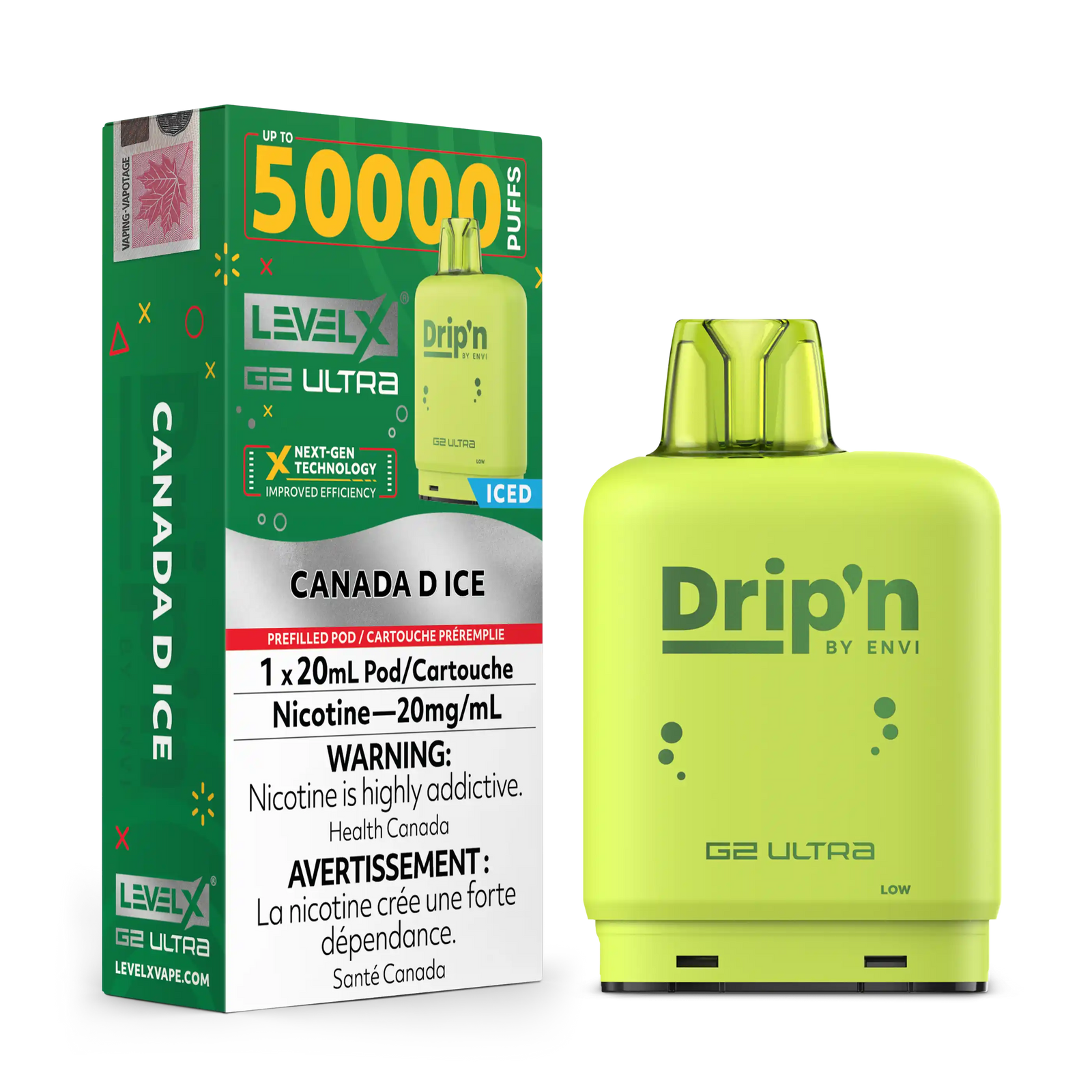 Level X Drip'n G2 Ultra 50K - Closed Pod System [FE]