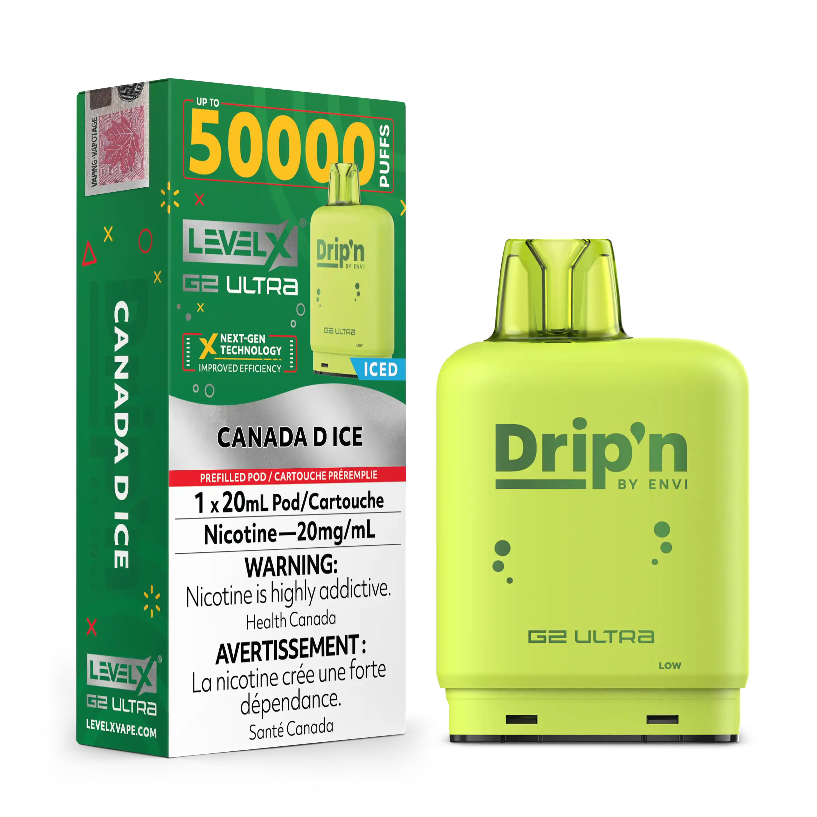 Level X Drip'n G2 Ultra 50K - Closed Pod System [FE]