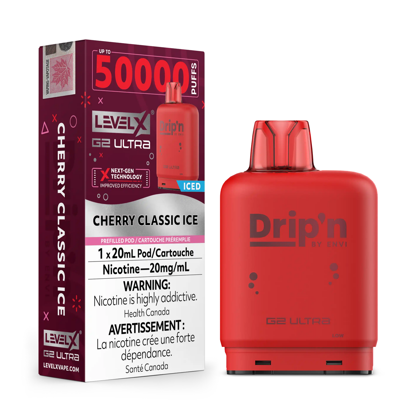 Level X Drip'n G2 Ultra 50K - Closed Pod System [FE]