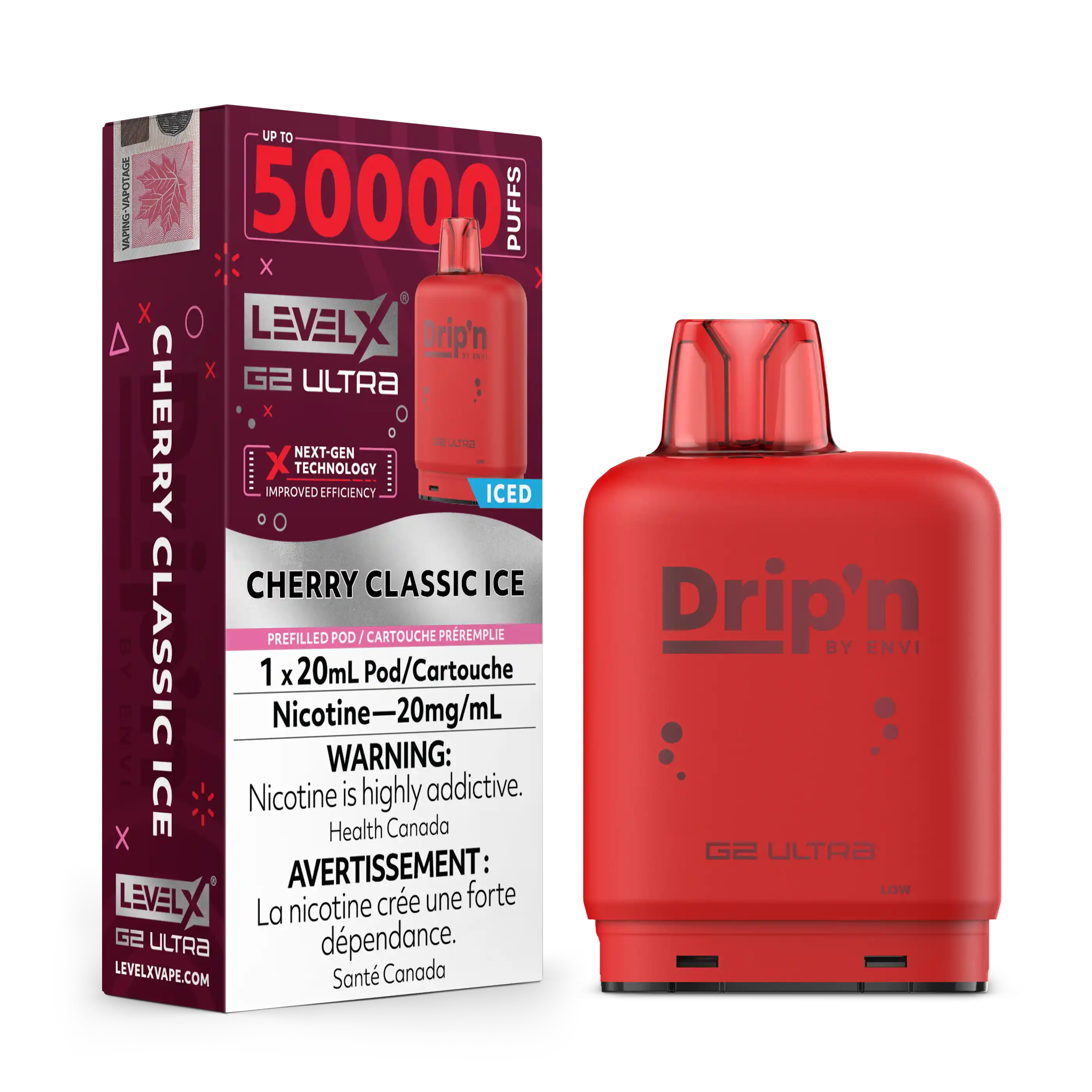 Level X Drip'n G2 Ultra 50K - Closed Pod System [FE]