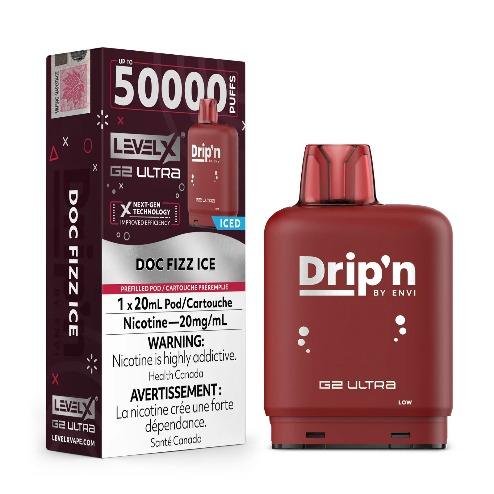 Level X Drip'n G2 Ultra 50K - Closed Pod System [FE]