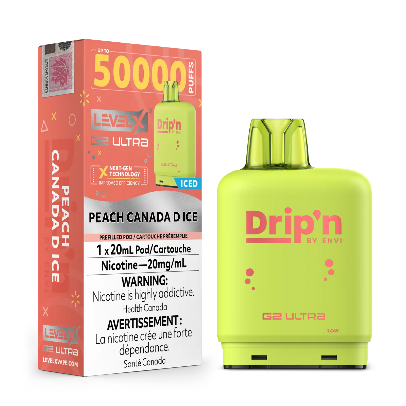 Level X Drip'n G2 Ultra 50K - Closed Pod System [FE]