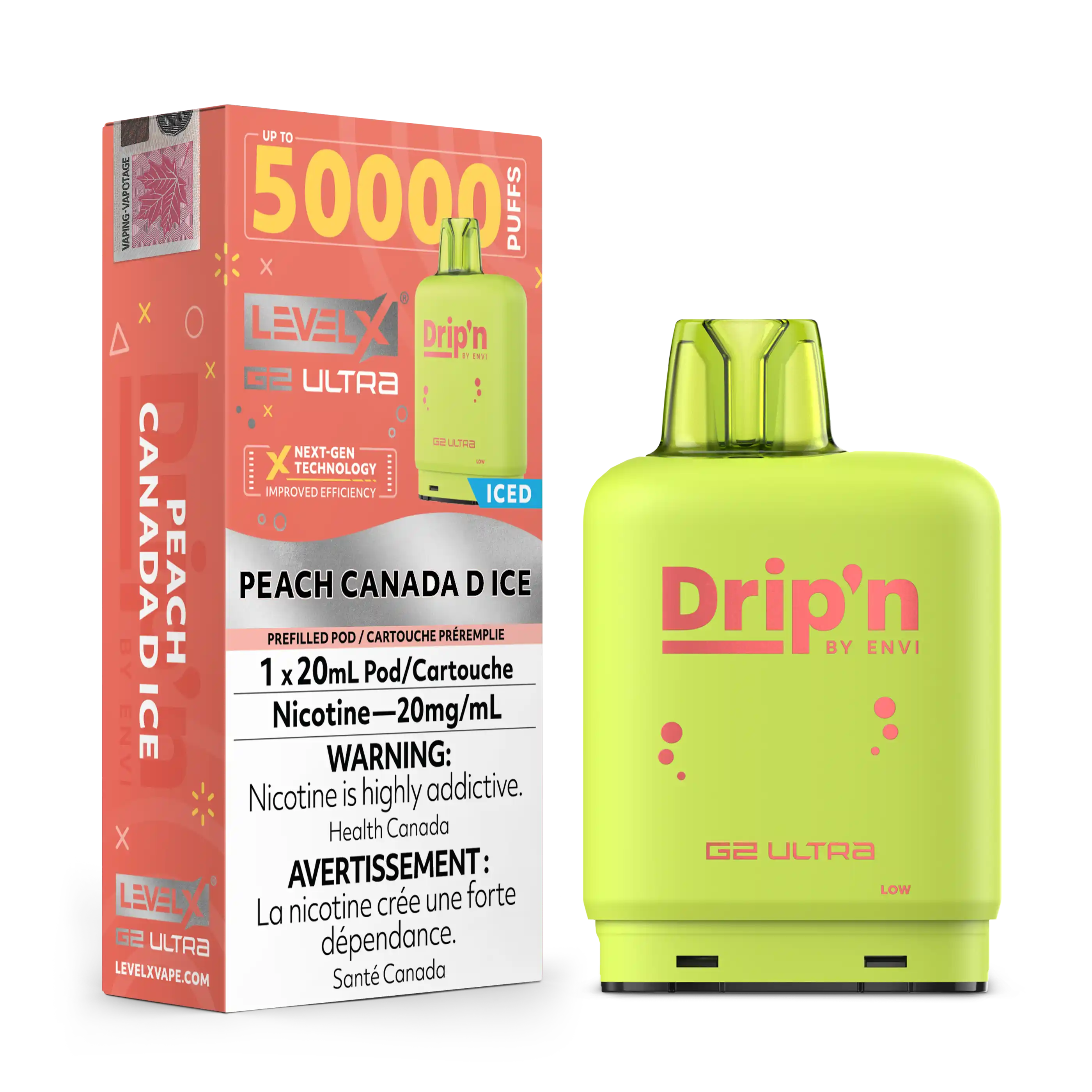 Level X Drip'n G2 Ultra 50K - Closed Pod System [FE]