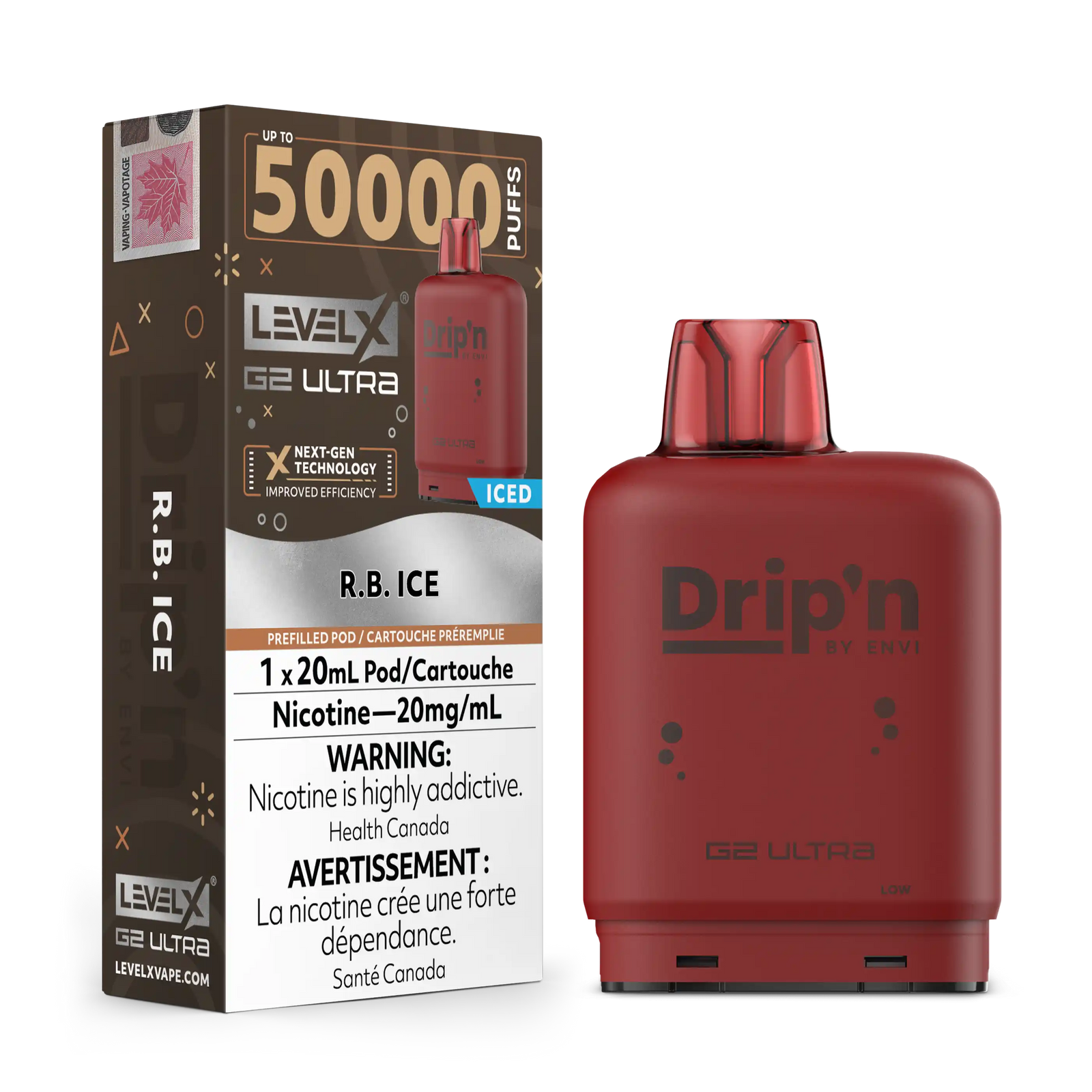 Level X Drip'n G2 Ultra 50K - Closed Pod System [FE]
