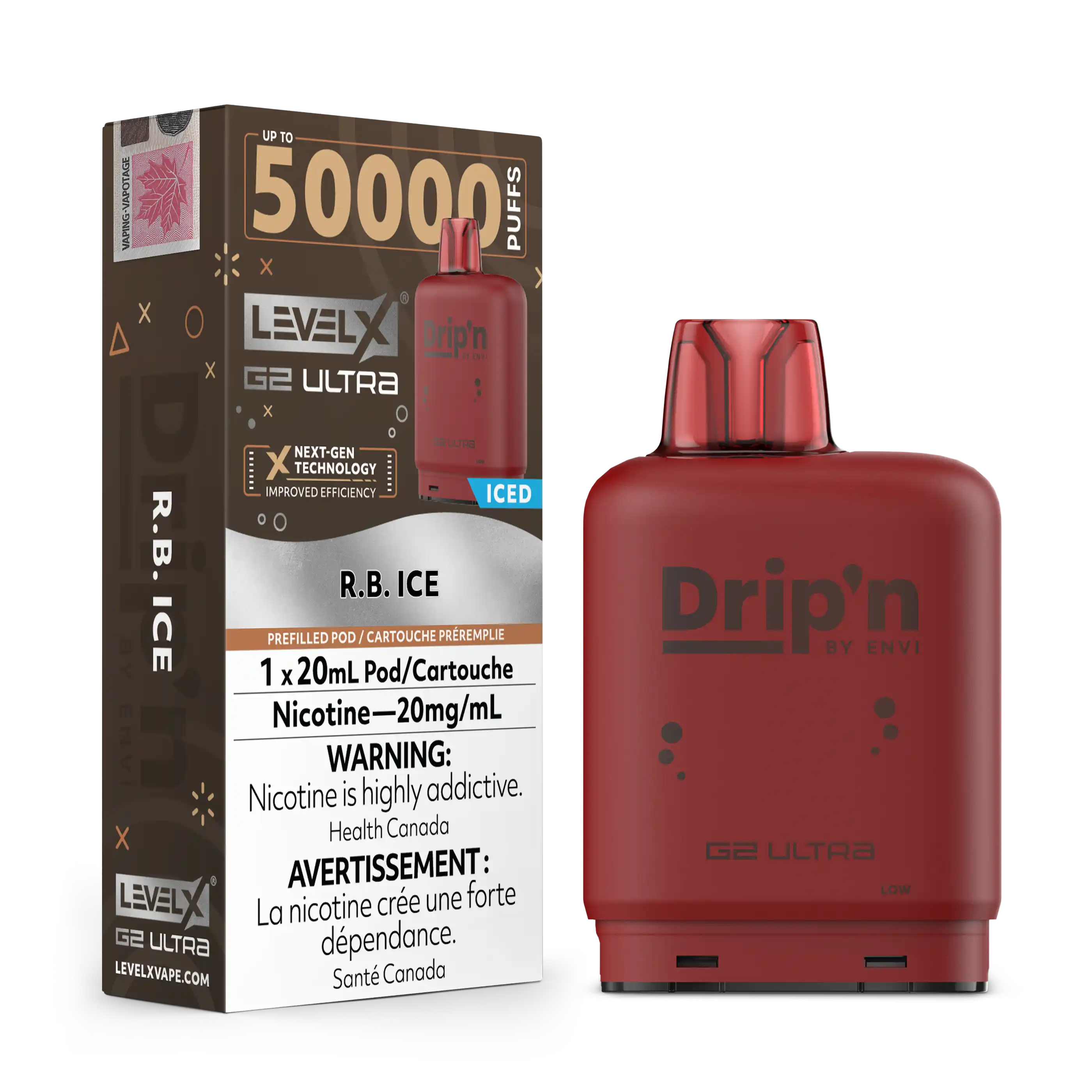 Level X Drip'n G2 Ultra 50K - Closed Pod System [FE]