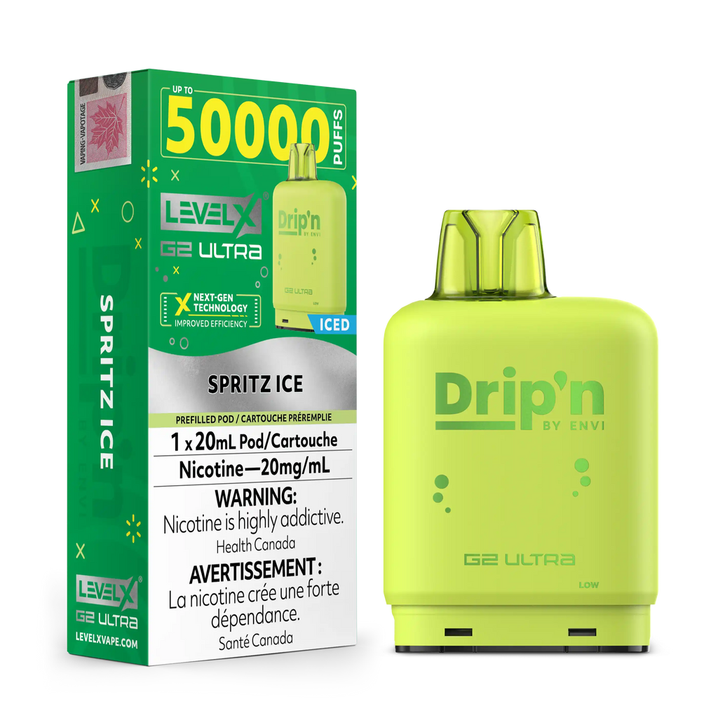 Level X Drip'n G2 Ultra 50K - Closed Pod System [ON]