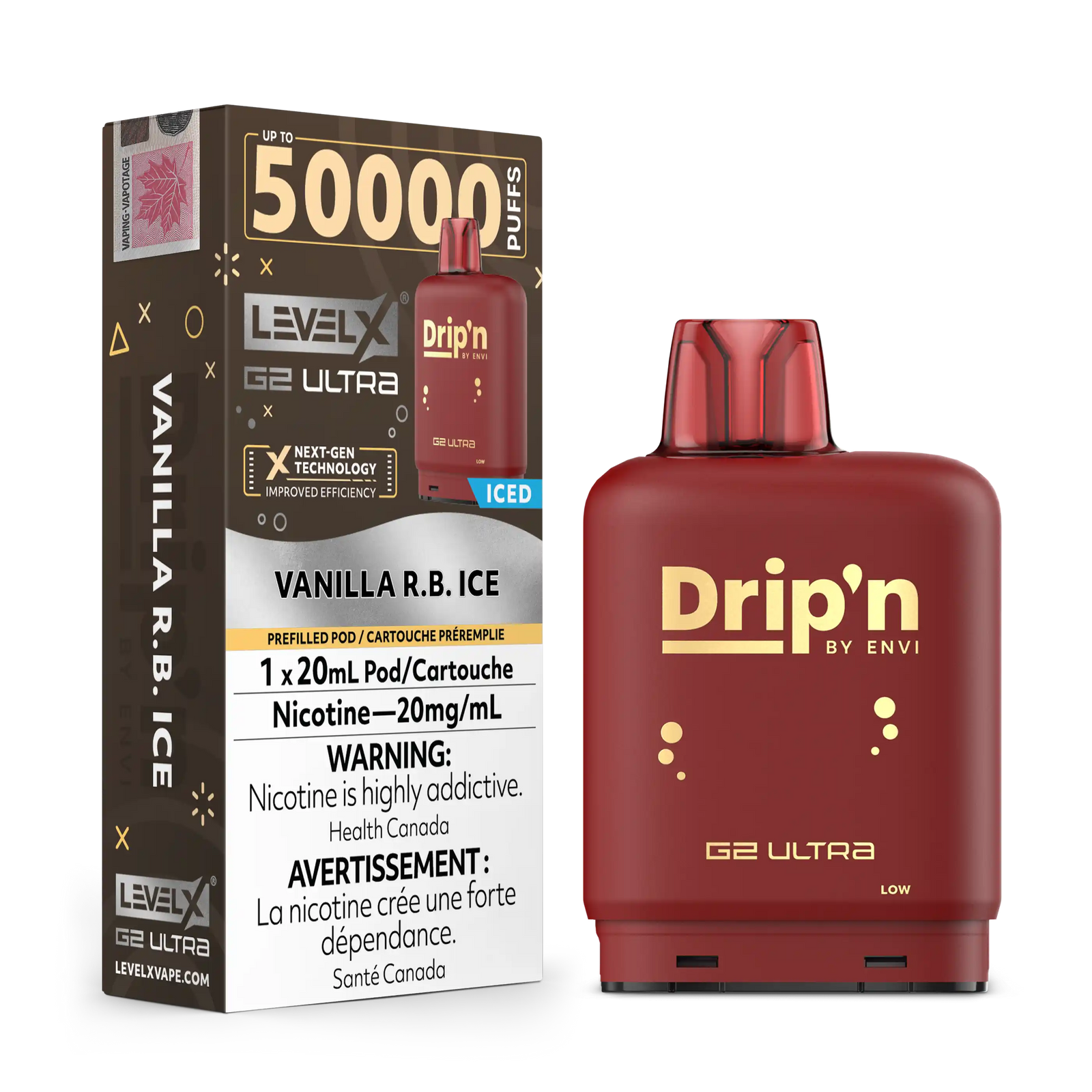 Level X Drip'n G2 Ultra 50K - Closed Pod System [FE]