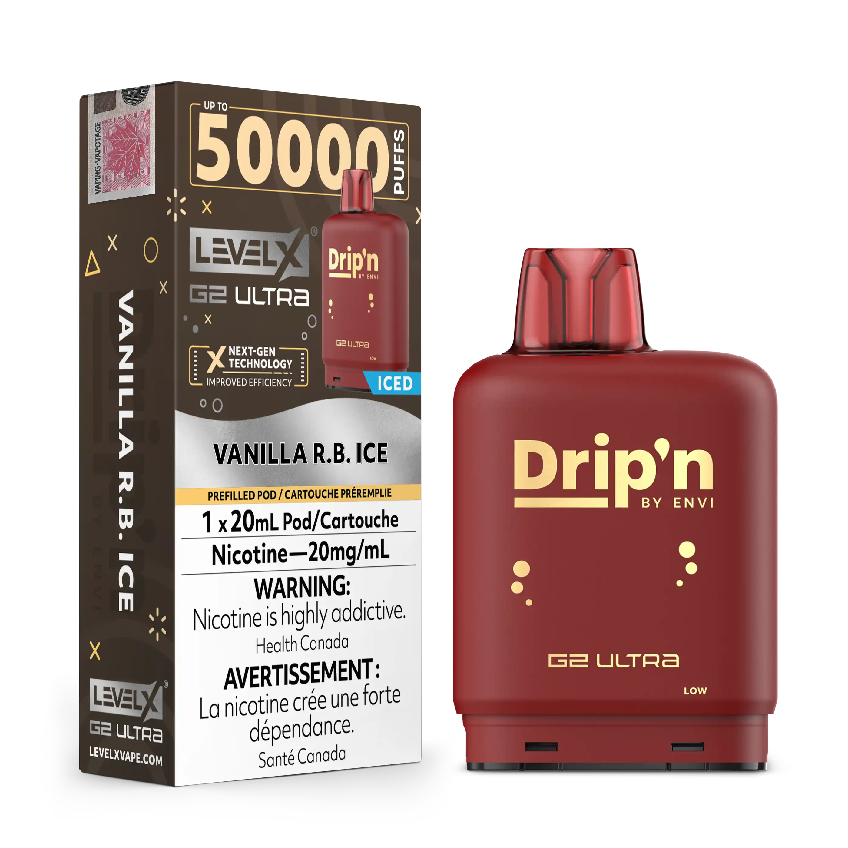 Level X Drip'n G2 Ultra 50K - Closed Pod System [FE]