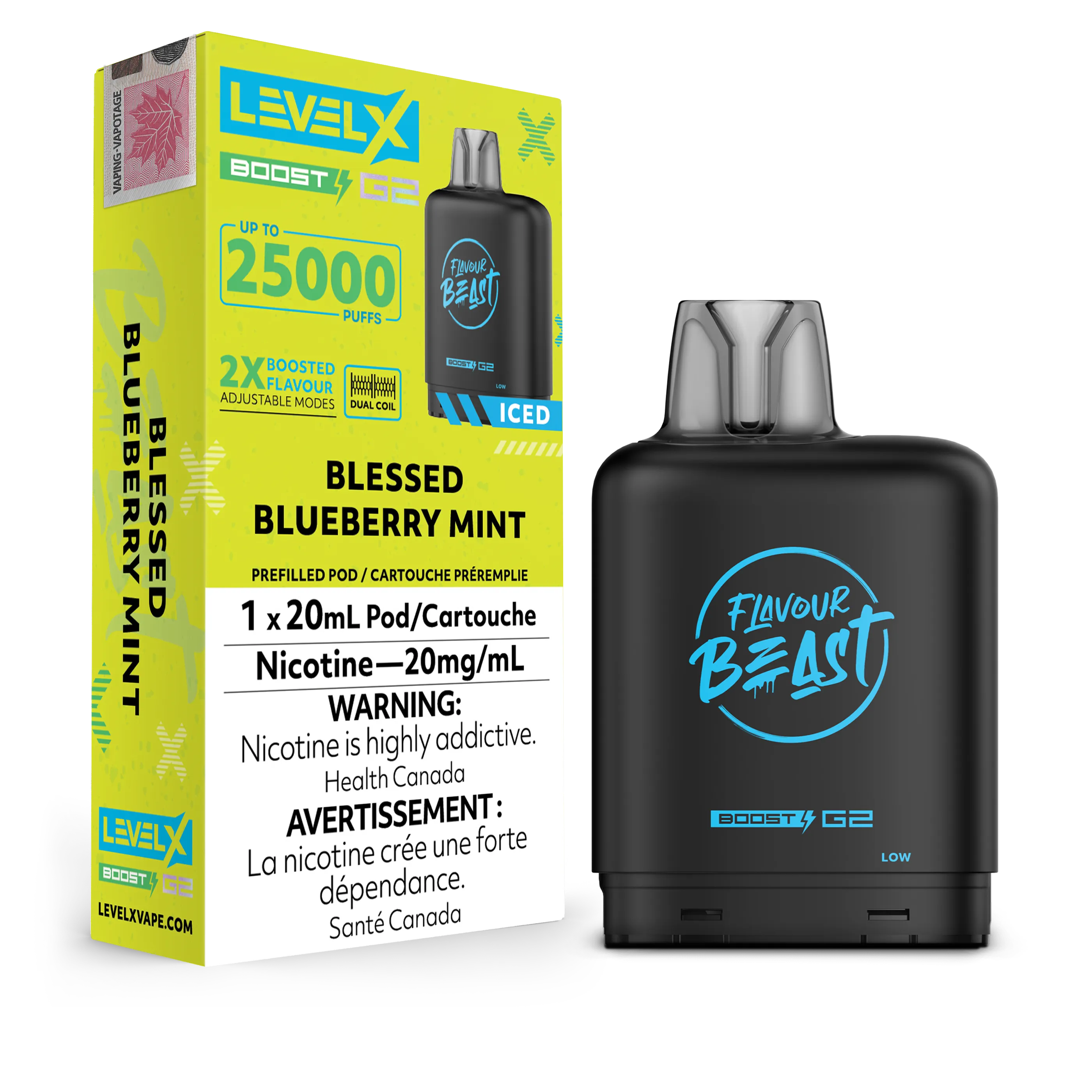 Level X Flavour Beast Boost 25K - Closed Pod System [ON]