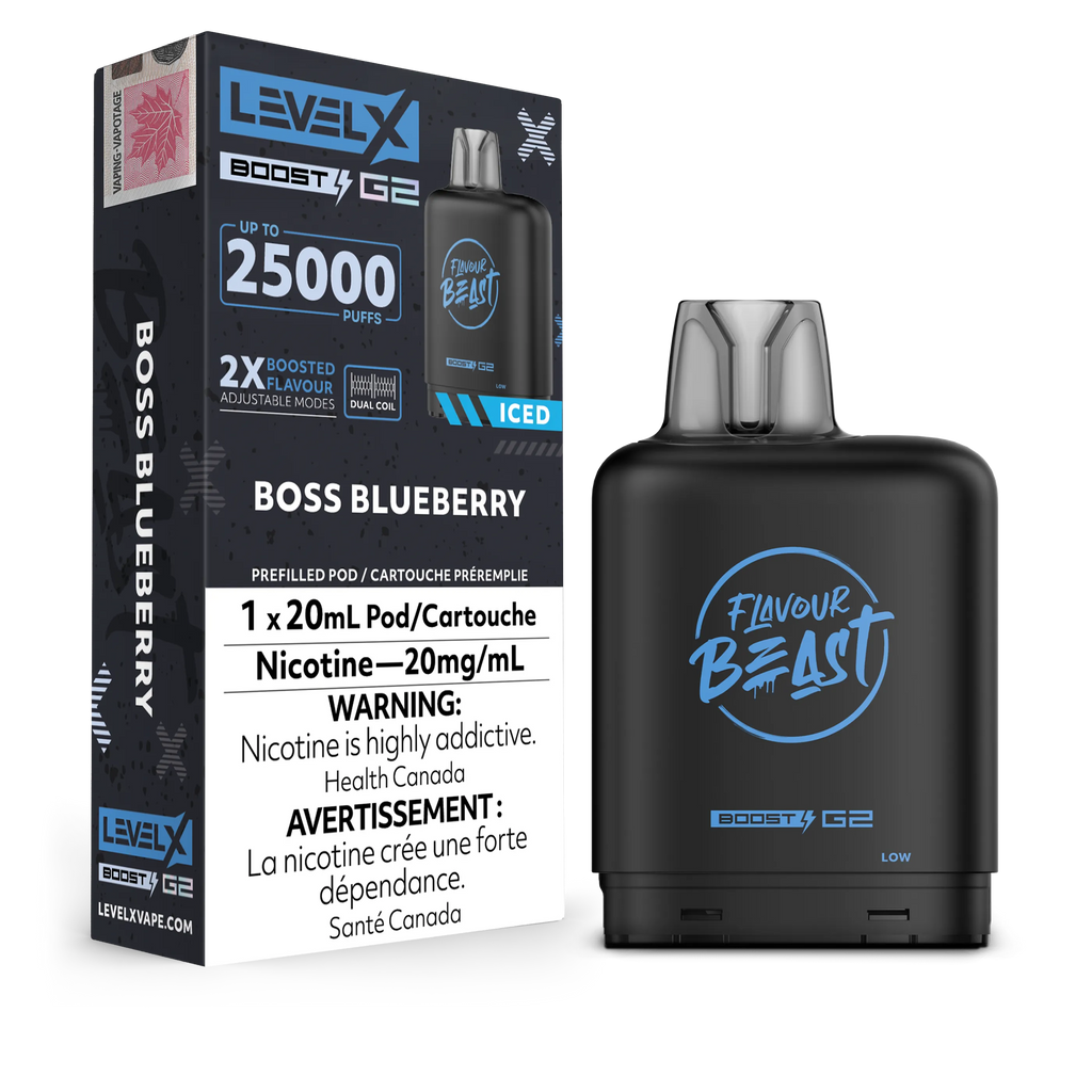 Level X Flavour Beast Boost 25K - Closed Pod System [ON]
