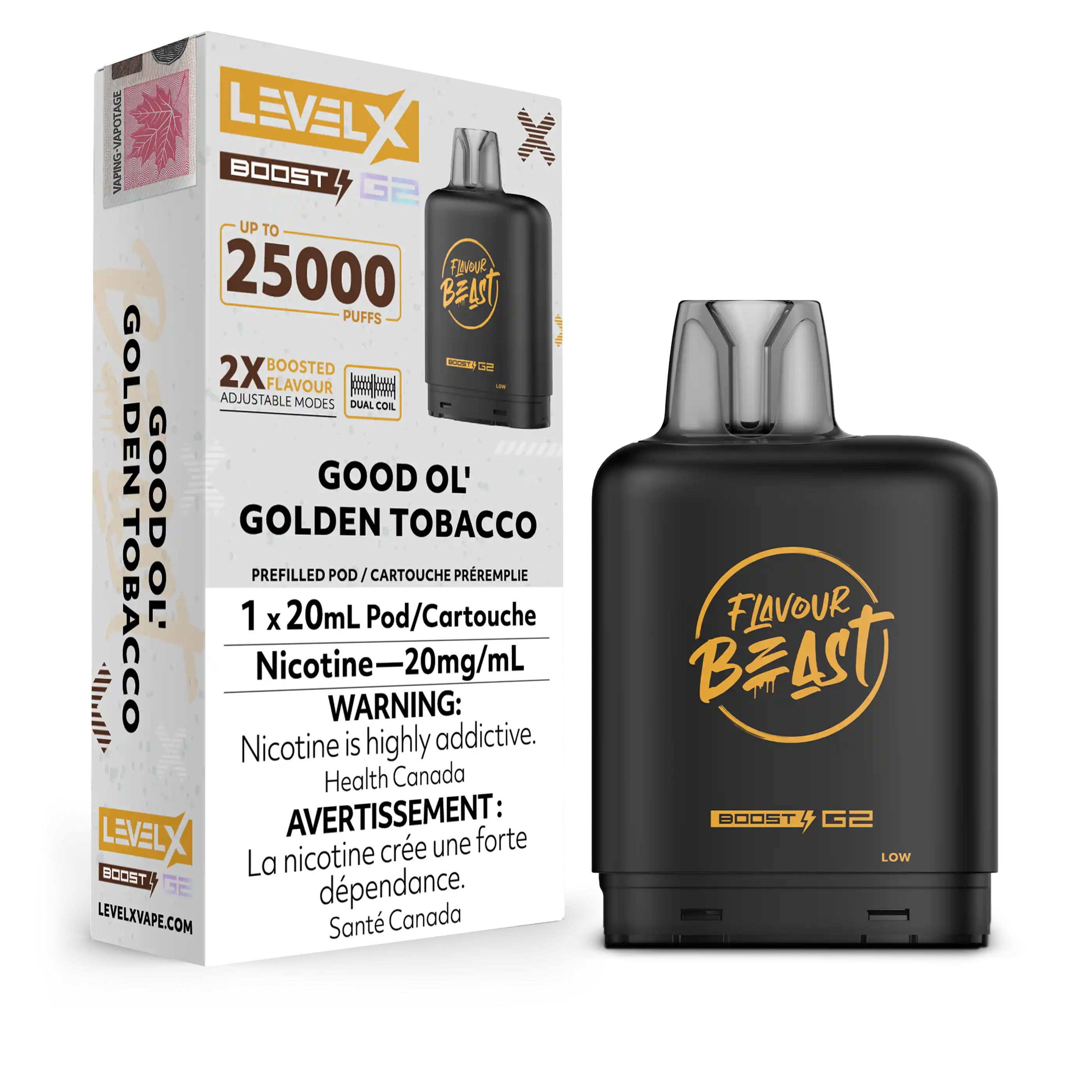 Level X Boost Pod 20ml - Flavour Beast [FE]