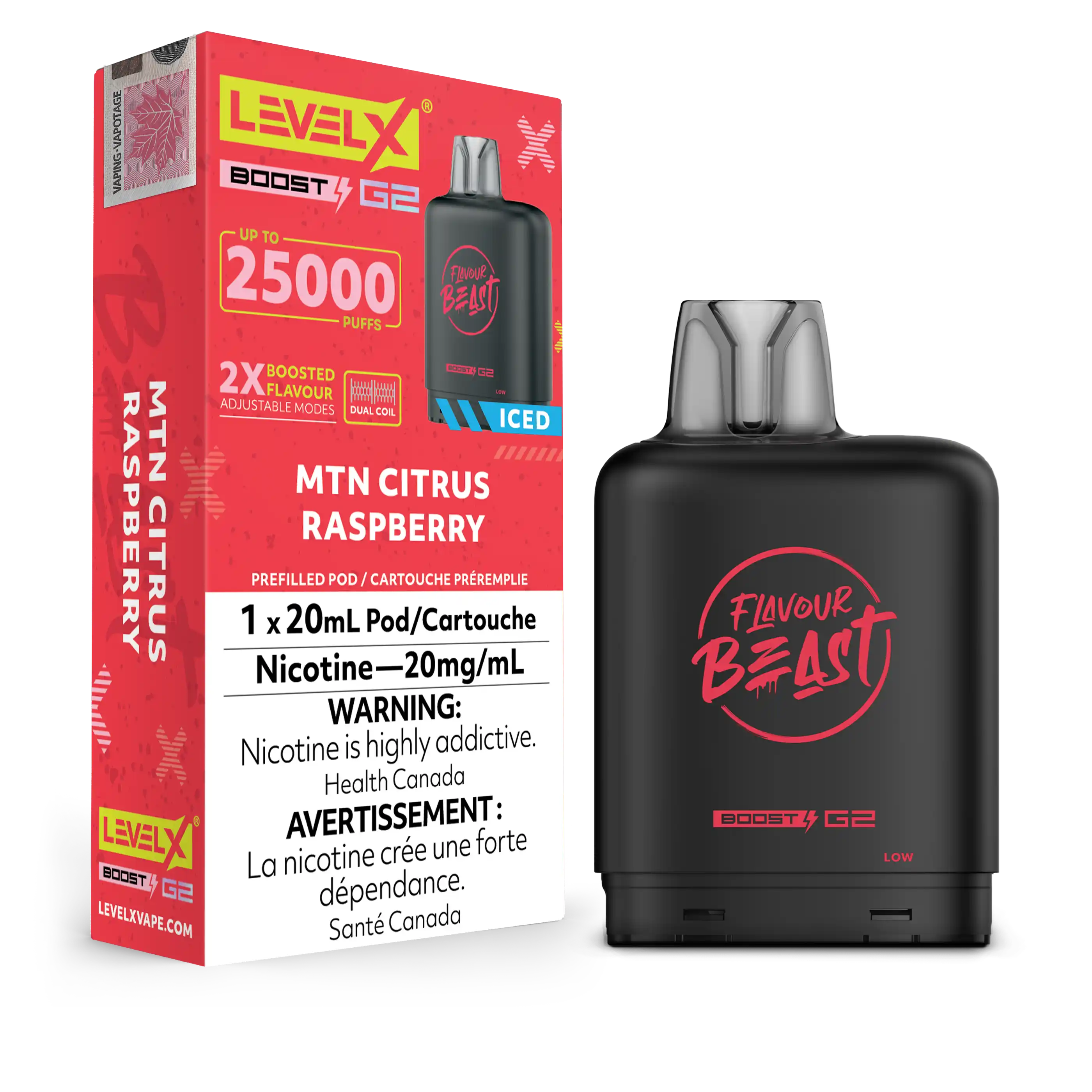Level X Boost Pod 20ml - Flavour Beast [FE]
